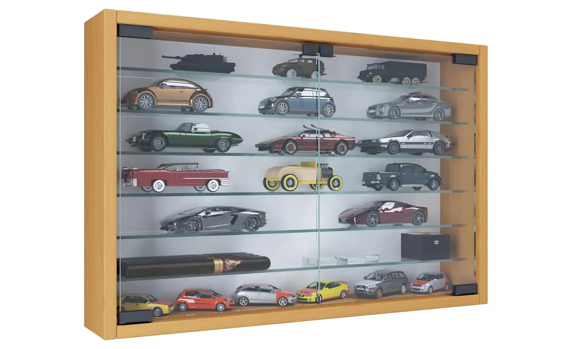 Hängevitrine  Mandosa ¦ holzfarben ¦ Maße (cm): B: 60 H: 40 Schränke > Häng günstig online kaufen