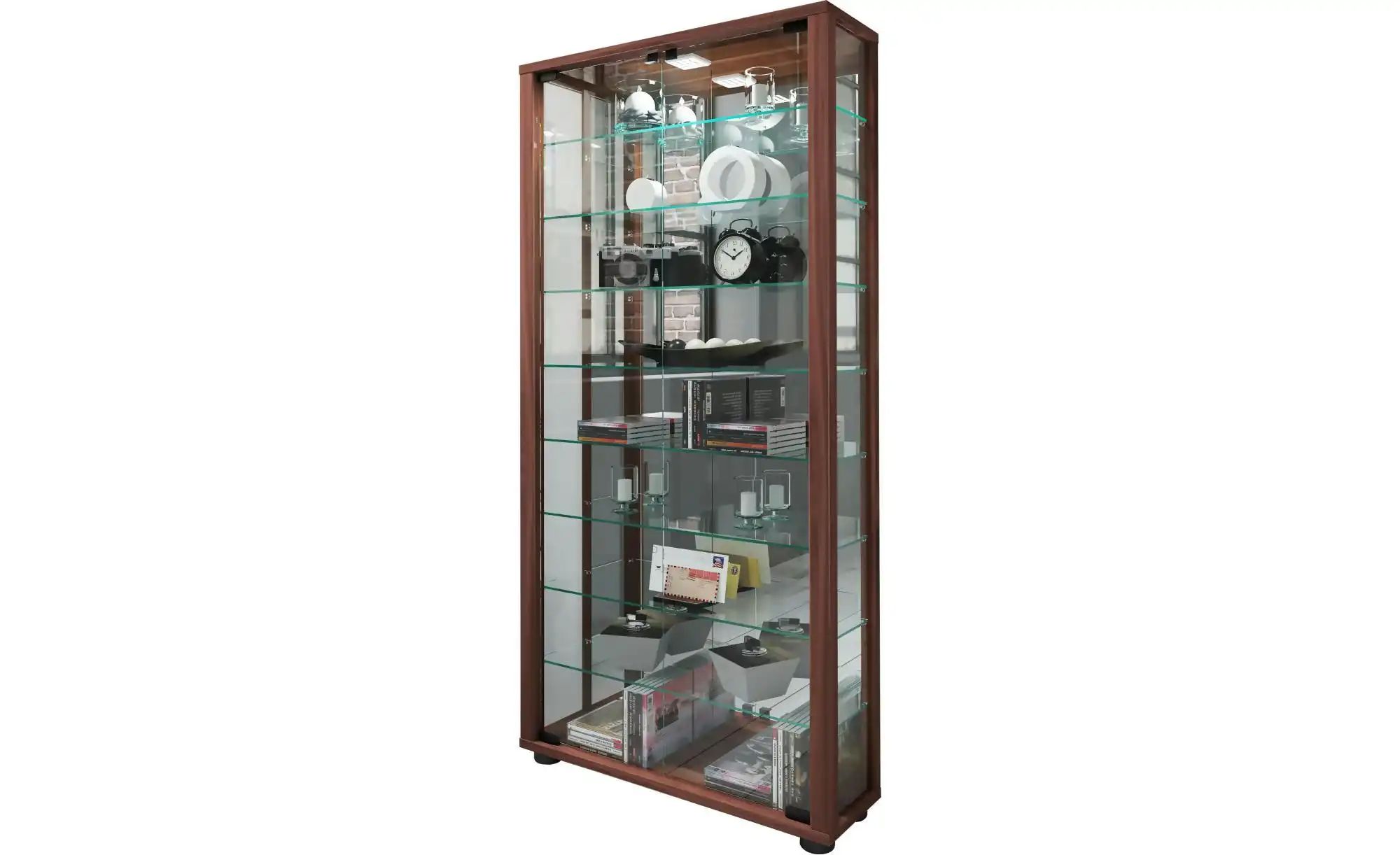 Vitrine  Lumo ¦ holzfarben ¦ Maße (cm): B: 59 H: 114,8 T: 18.0 Schränke > V günstig online kaufen