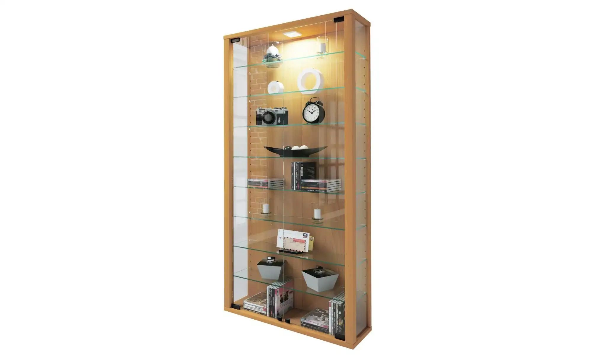 Hängevitrine  Vitrosa ¦ holzfarben ¦ Maße (cm): B: 59 H: 114,3 Schränke > H günstig online kaufen