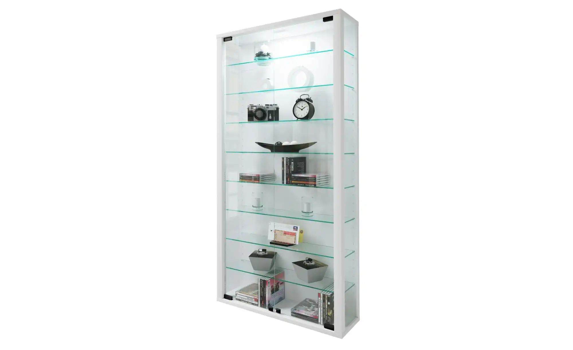 Hängevitrine  Vitrosa ¦ weiß ¦ Maße (cm): B: 59 H: 114,3 T: 18.0 Schränke > günstig online kaufen