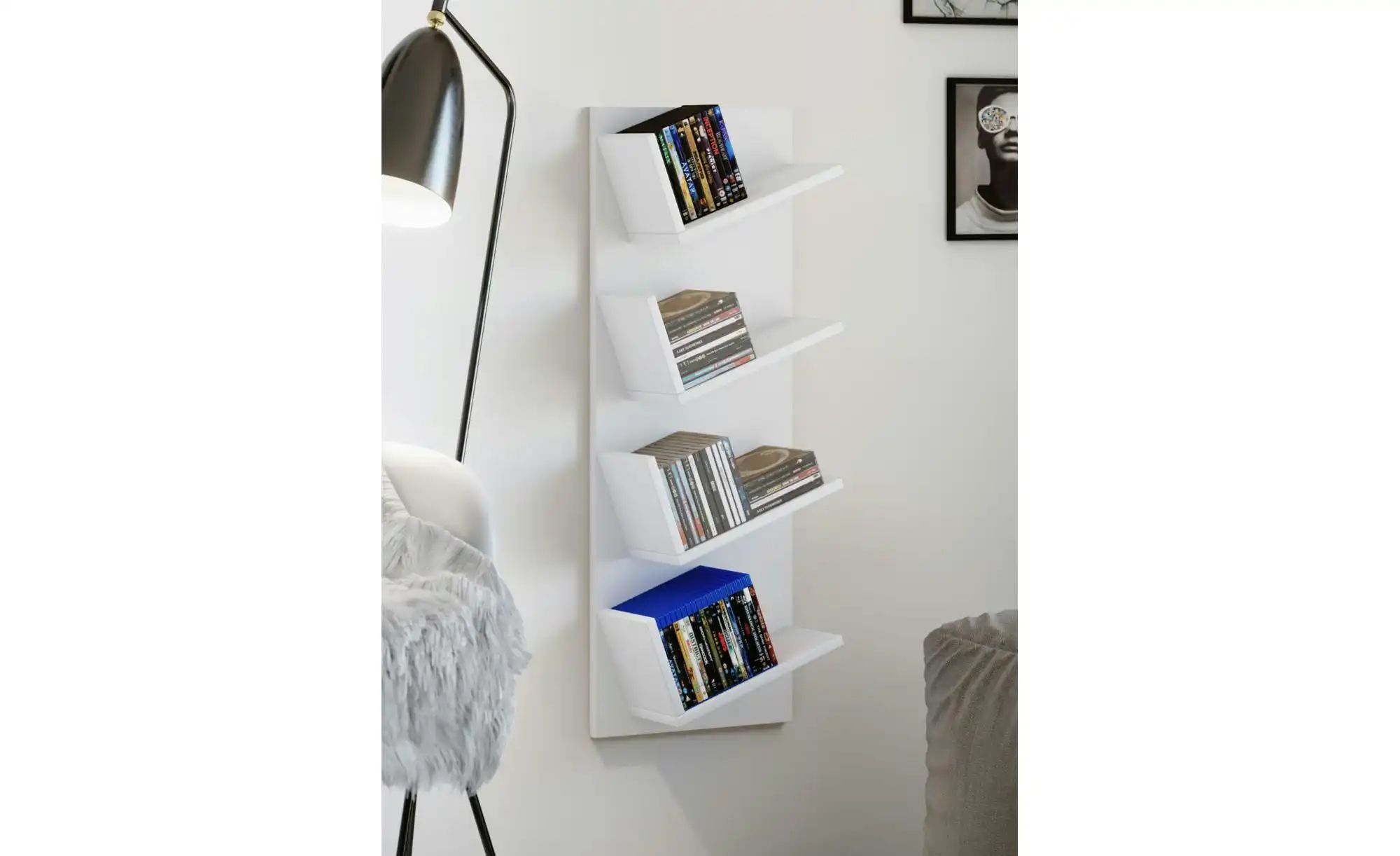 Regal  Lansi ¦ weiß ¦ Maße (cm): B: 33 H: 90 T: 16.0 Regale > Wandregale - günstig online kaufen