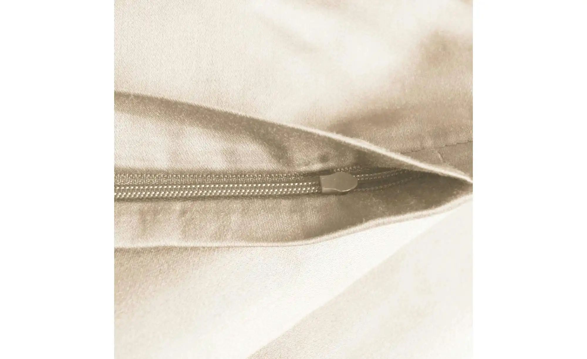 Thumbnail - Satin Bettwäsche-Set   ¦ beige ¦ Maße (cm): B: 155 H: 1 Bettwaren > Bettwäsche > Bettwäsche ganzjährig - Höffner