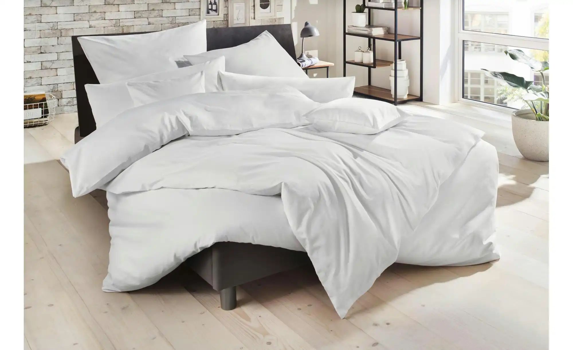 Primera Bettwäsche "Uni Luxus-Satin in Gr. 135x200, 155x220 oder 200x200 cm günstig online kaufen