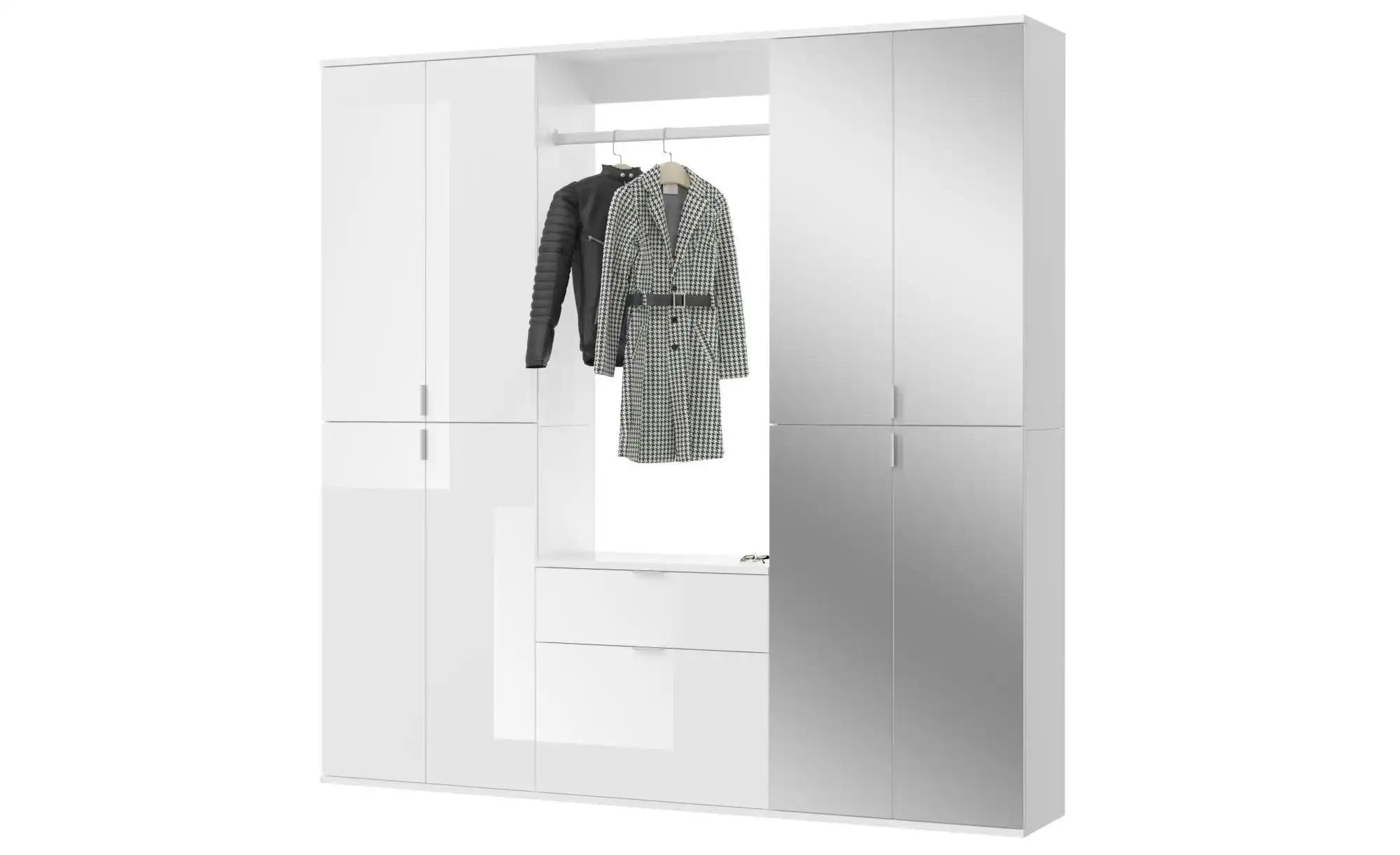 Garderoben-Set  Project X ¦ weiß ¦ Maße (cm): B: 183 H: 193 T: 34.0 Gardero günstig online kaufen