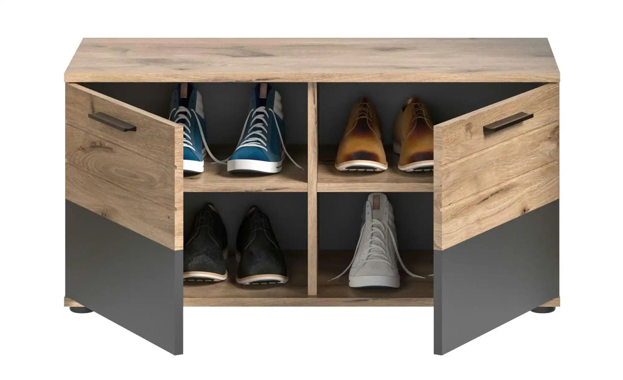 Thumbnail - Sitzbank  Mason ¦ grau ¦ Maße (cm): B: 90 H: 51 T: 37.0 Bänke > Einzelbänke - Höffner