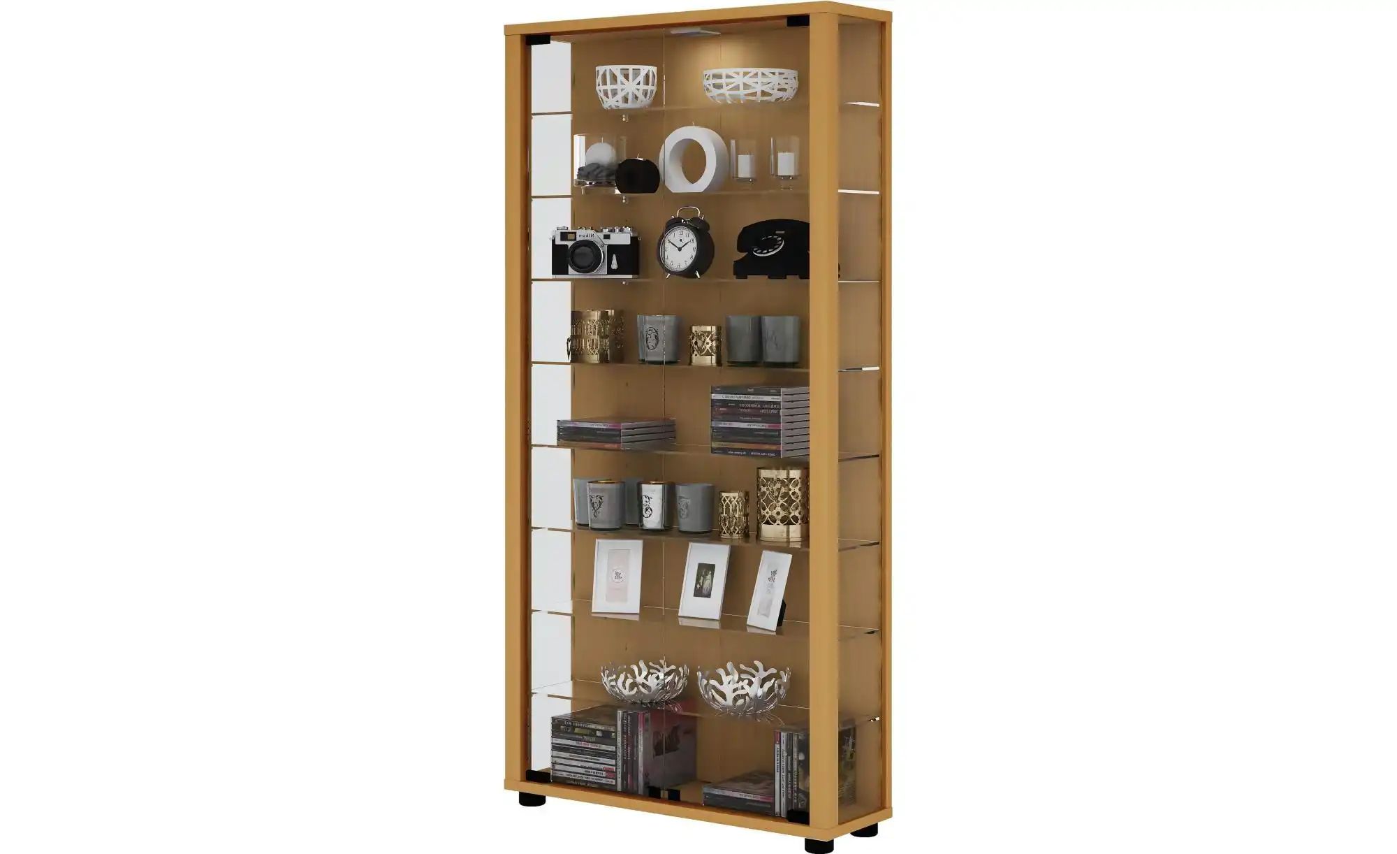 Vitrine  Lumo ¦ holzfarben ¦ Maße (cm): B: 59 H: 113 Schränke > Vitrinen - günstig online kaufen