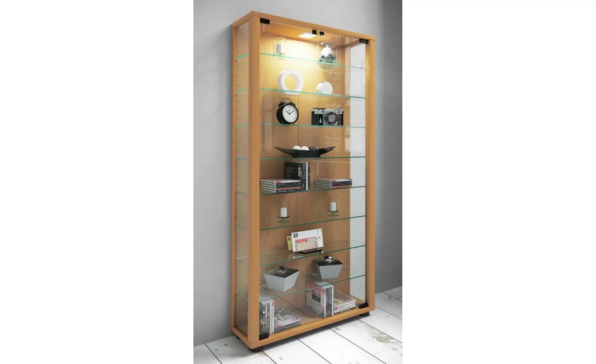 Thumbnail - Vitrine Lumo ¦ holzfarben ¦ Maße (cm): B: 59 H: 113 Schränke > Vitrinen - Höffner