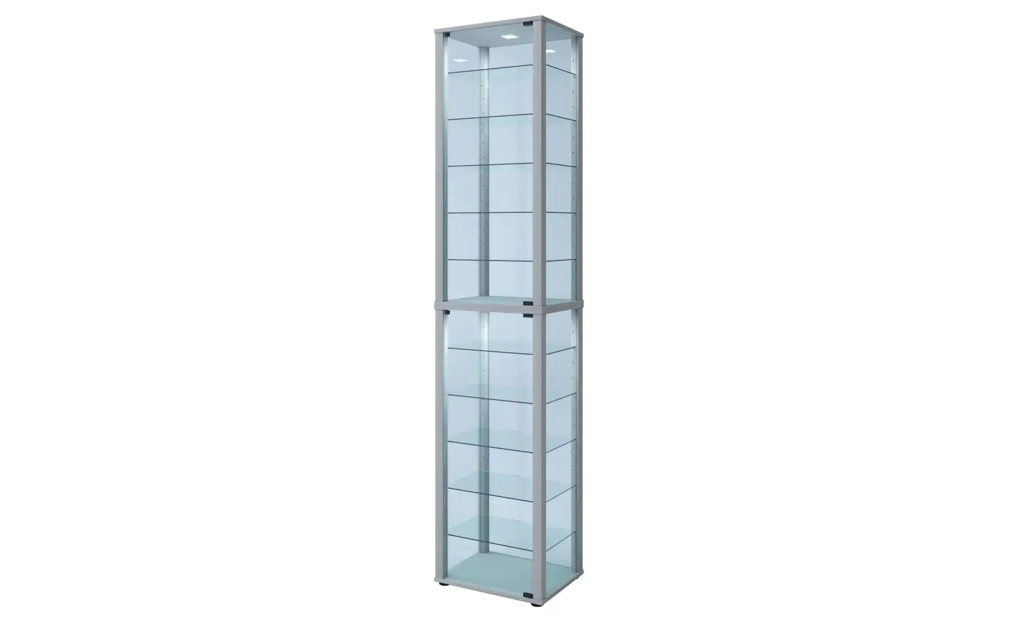 Vitrine  Kavisa ¦ silber ¦ Maße (cm): B: 50 H: 227 Schränke > Vitrinen - Hö günstig online kaufen