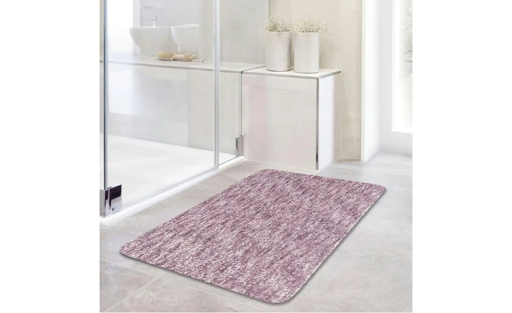 Grund Badematte   ¦ rosa/pink ¦ Synthetik ¦ Maße (cm): B: 65 H: 1,8 Badtext günstig online kaufen