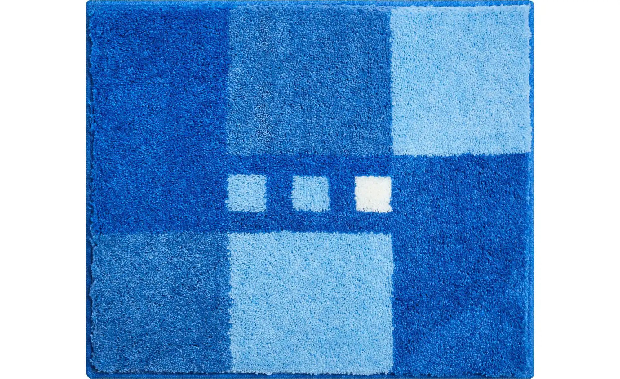 Grund Badematte   ¦ blau ¦ Synthetik ¦ Maße (cm): B: 55 H: 2 Badtextilien > günstig online kaufen