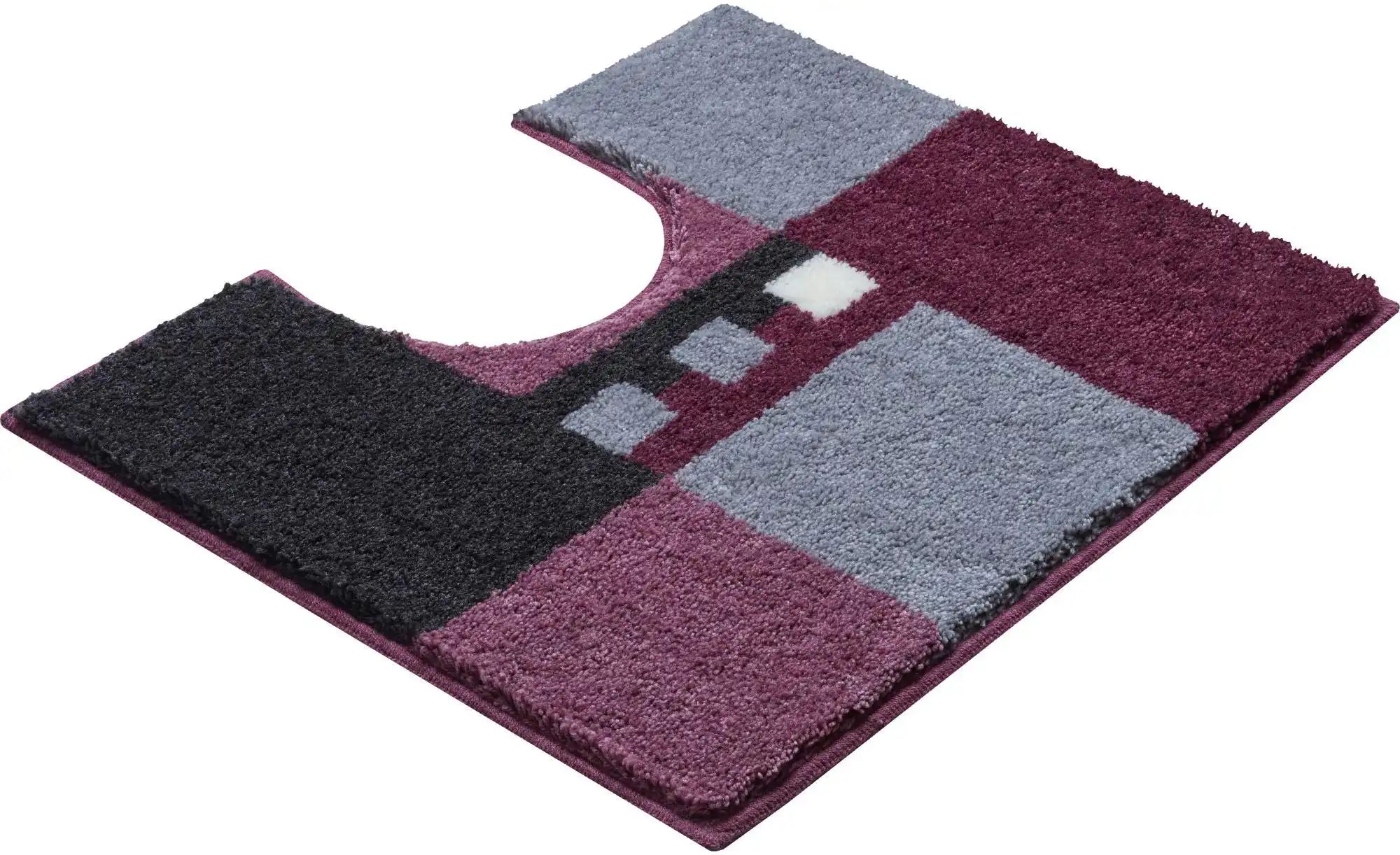 Grund Badematte   ¦ lila/violett ¦ Synthetik ¦ Maße (cm): B: 55 H: 2 Badtex günstig online kaufen