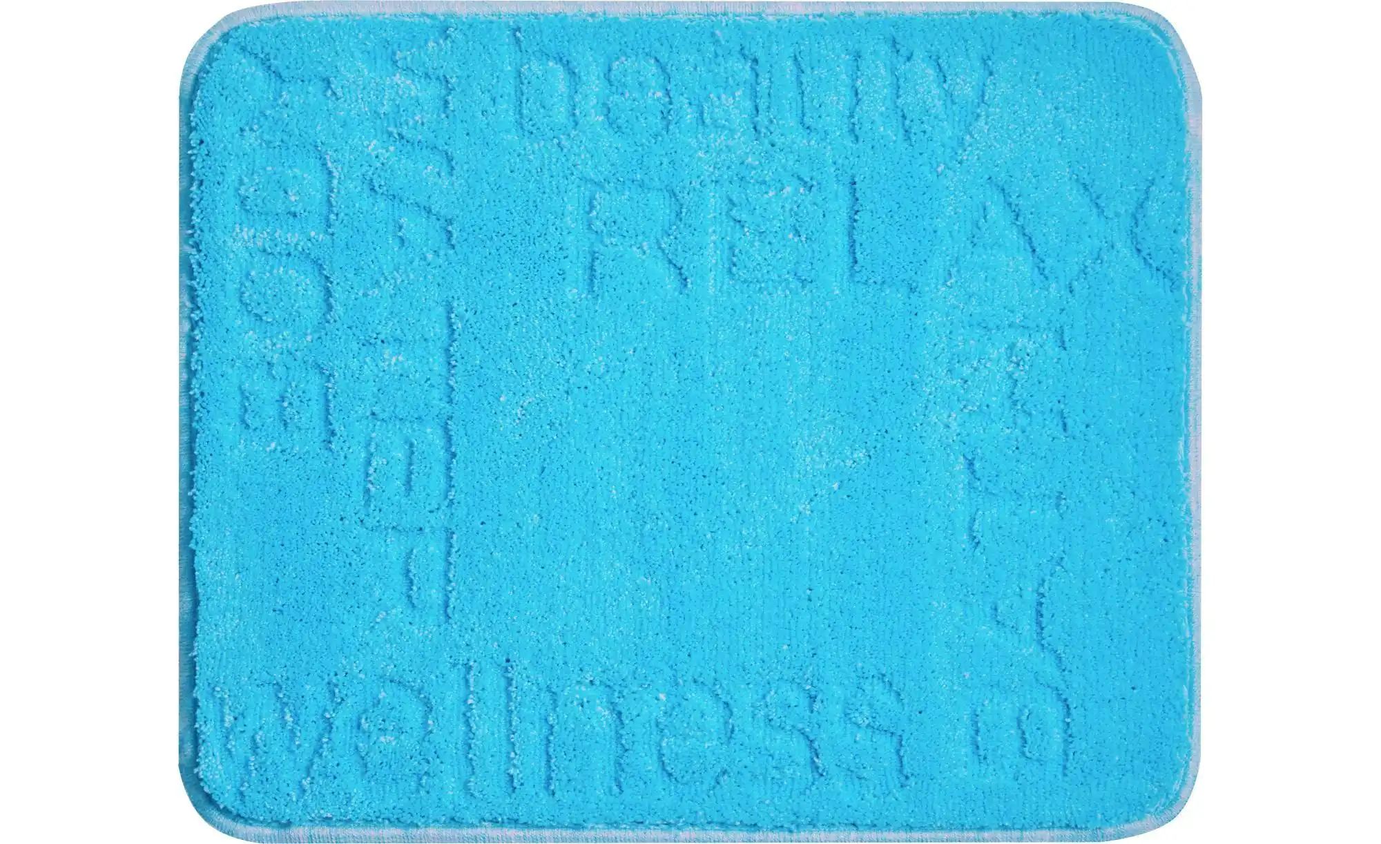 Grund Badematte   ¦ blau ¦ Synthetik ¦ Maße (cm): B: 50 H: 2 Badtextilien > günstig online kaufen