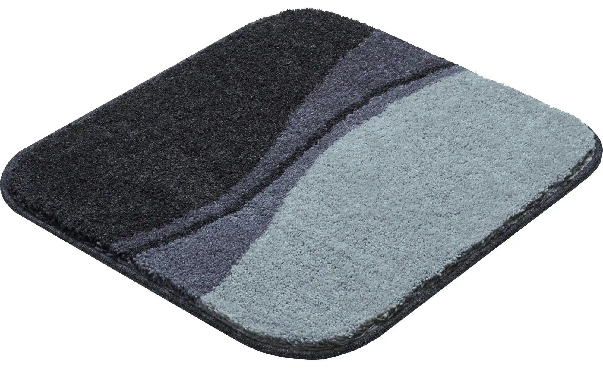 Grund Badematte   ¦ schwarz ¦ Synthetik ¦ Maße (cm): B: 55 H: 2 Badtextilie günstig online kaufen