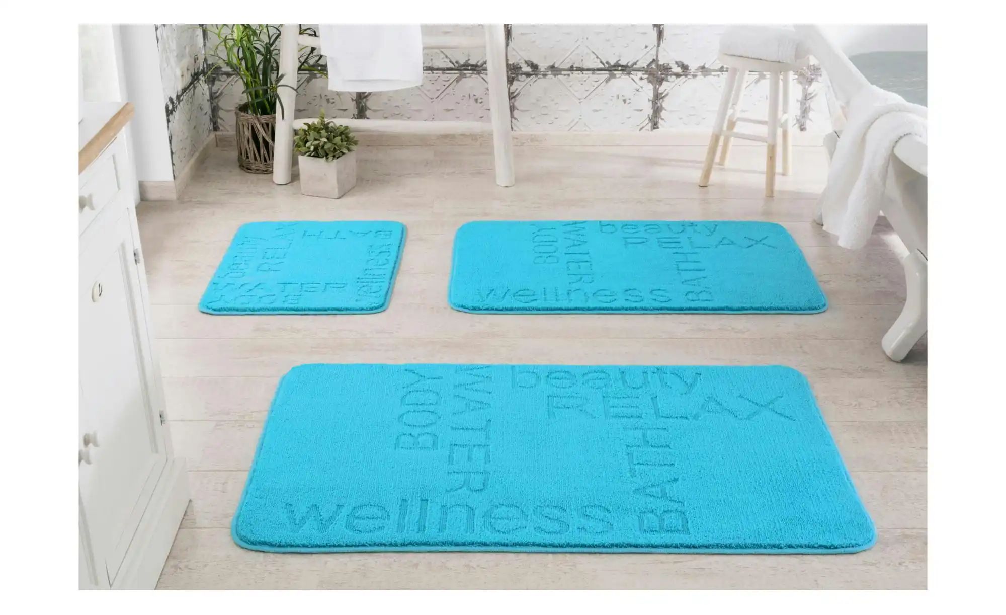 Thumbnail - Grund Badematte ¦ blau ¦ Synthetik ¦ Maße (cm): B: 50 H: 1,8 Badtextilien > Badematten & Badvorleger - Höffner