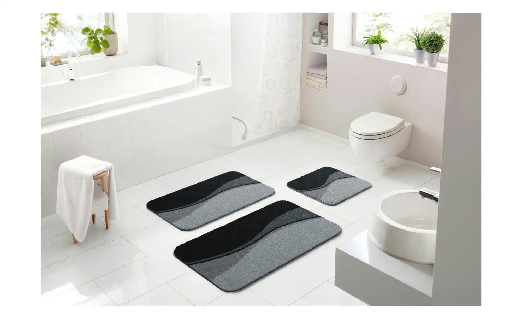 Thumbnail - Grund Badematte   ¦ schwarz ¦ Synthetik ¦ Maße (cm): B: 40 H: 1,8 Badtextilien > Badematten & Badvorleger - Höffner