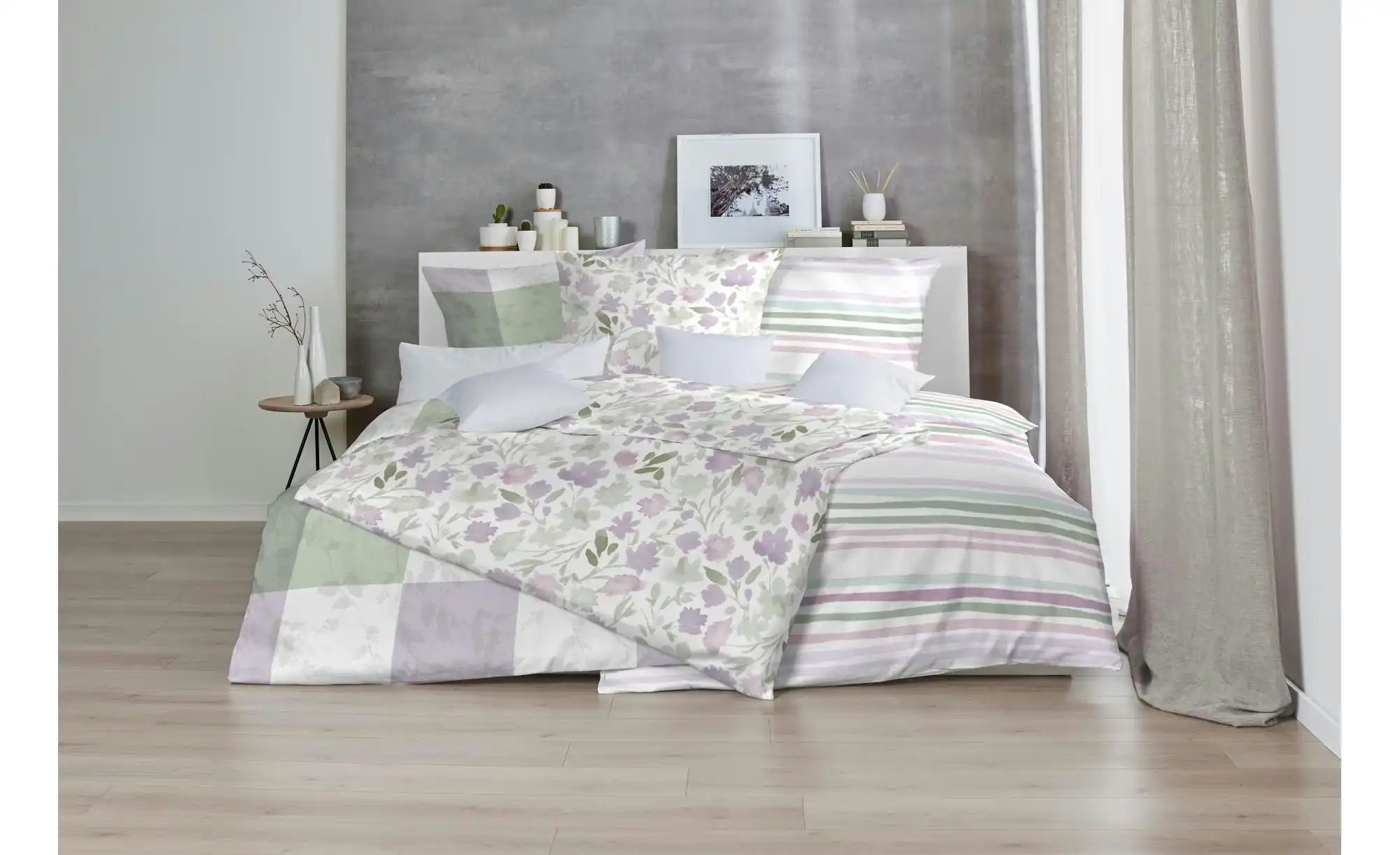 Thumbnail - Bettwäsche-Set   ¦ lila/violett ¦ Maße (cm): B: 135 H: 1 Bettwaren > Bettwäsche > Bettwäsche ganzjährig - Höffner