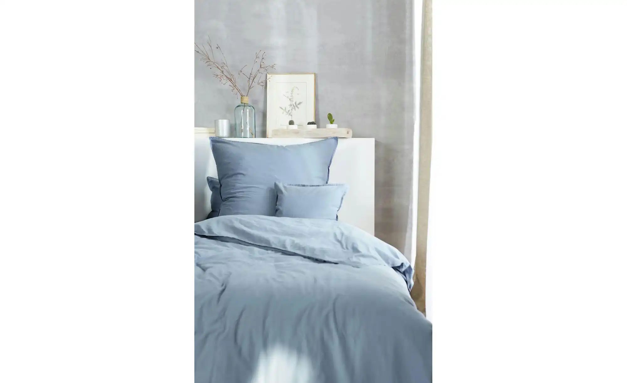 Thumbnail - Stone-Washed Bettwäsche ¦ blau ¦ Maße (cm): B: 200 H: 1 Bettwaren > Bettwäsche > Bettwäsche ganzjährig - Höffner