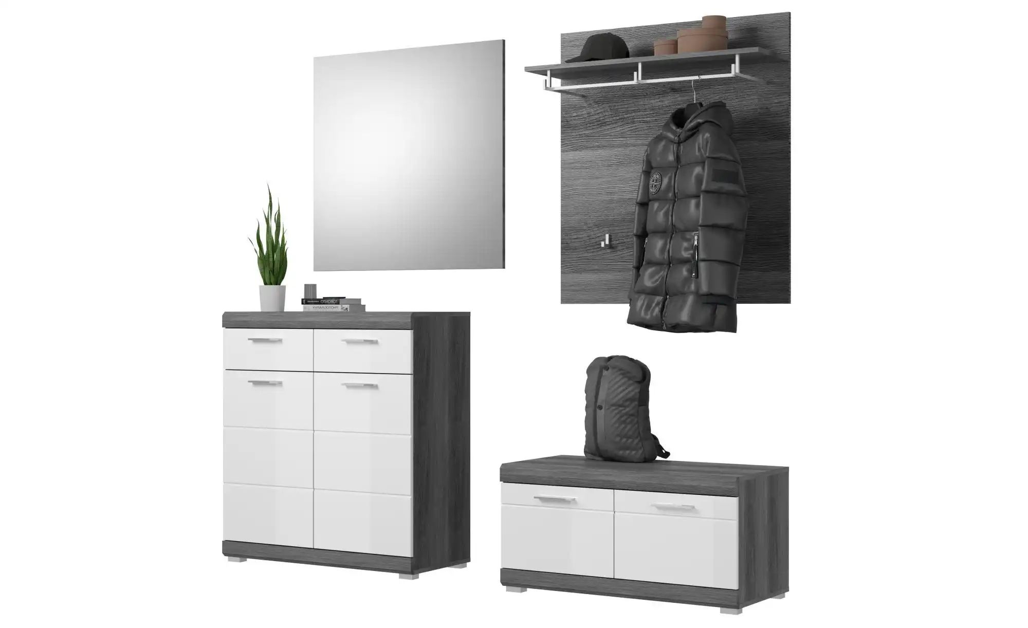 Garderoben-Set  Scout ¦ weiß ¦ Maße (cm): B: 195 H: 197 T: 40.0 Garderoben günstig online kaufen