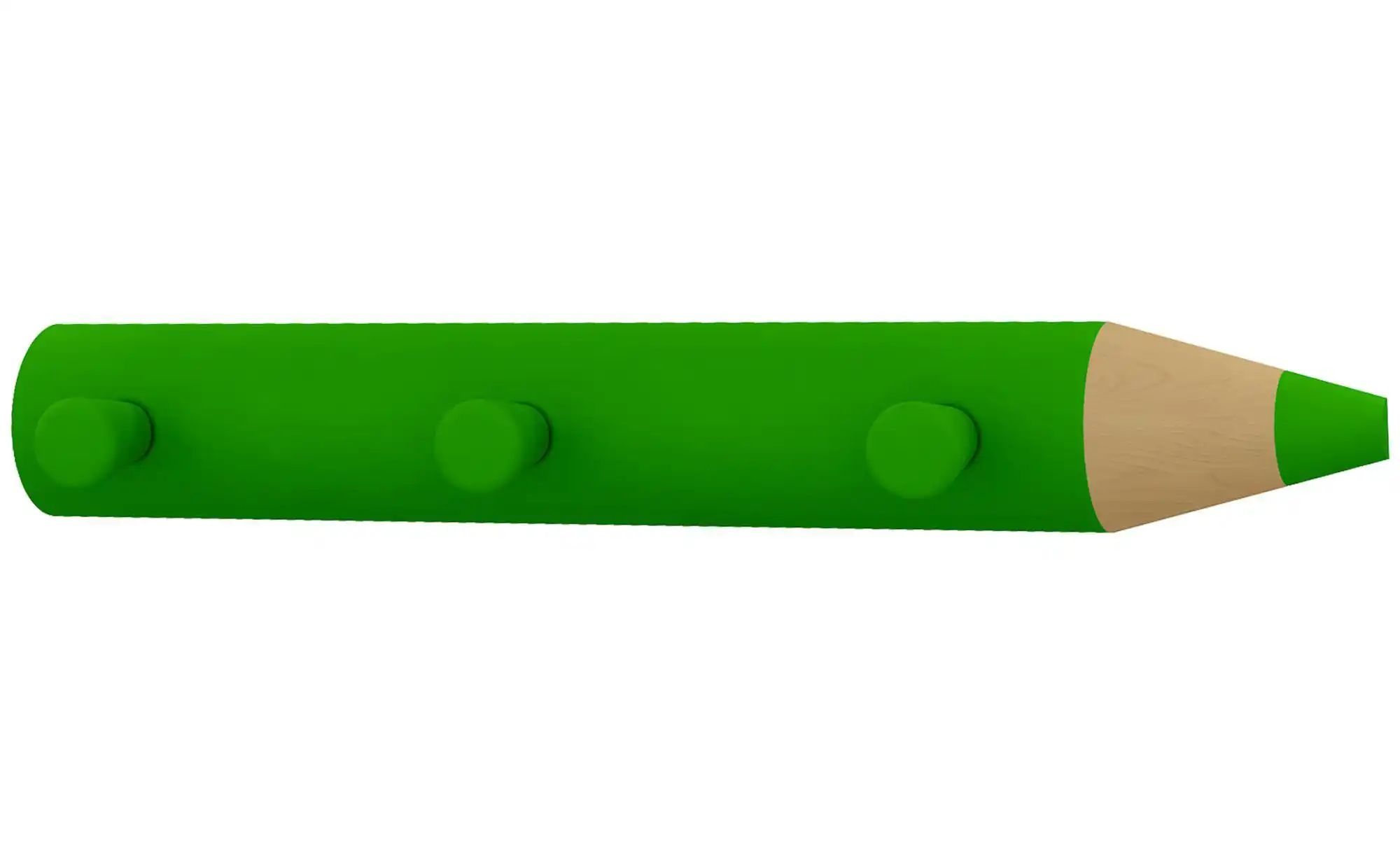 Garderobe  Stifto ¦ grün ¦ Holzwerkstoff ¦ Maße (cm): B: 37 H: 5 T: 6.0 Gar günstig online kaufen