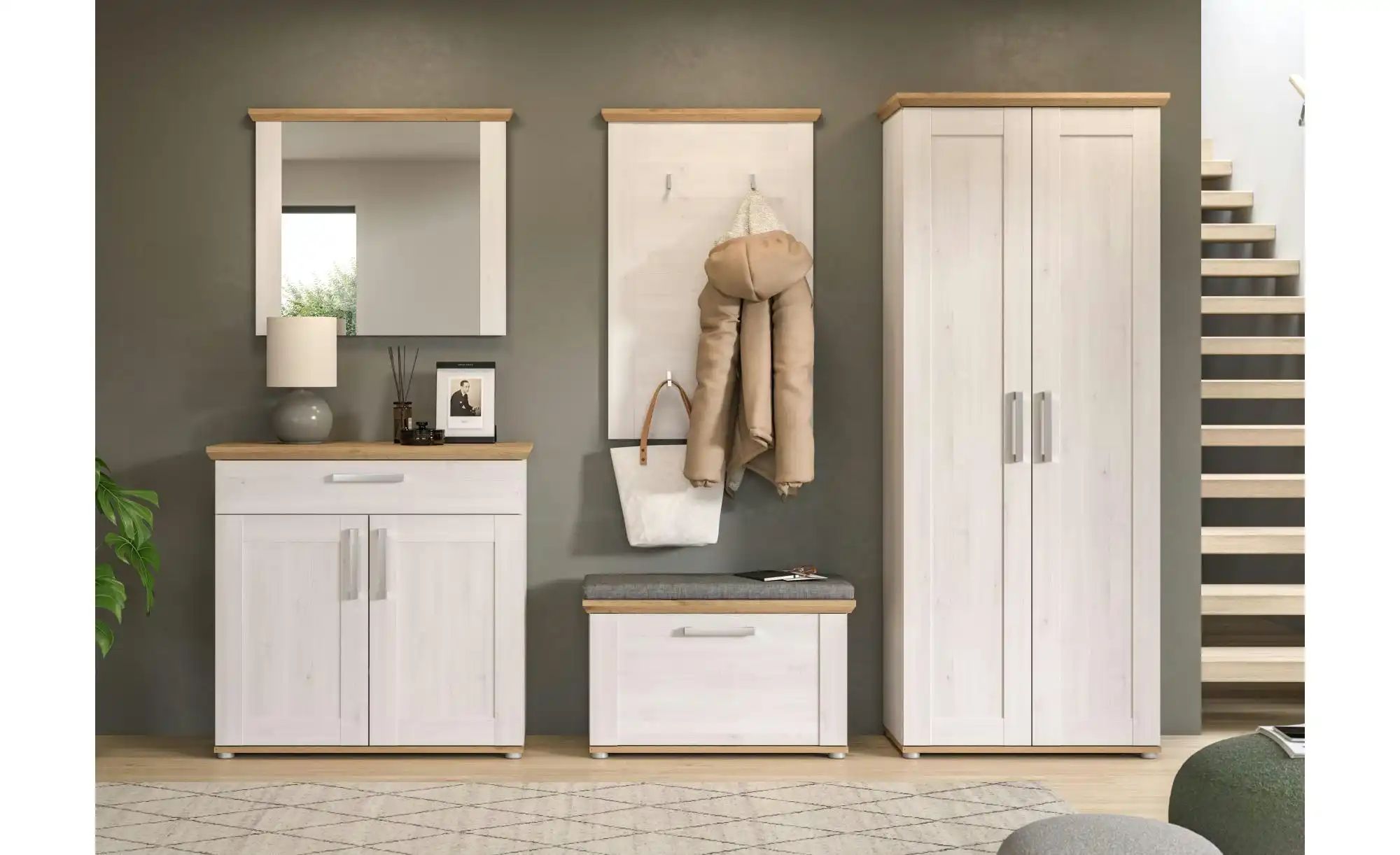 Thumbnail - Schuhschrank Verona ¦ holzfarben ¦ Maße (cm): B: 95 H: 92 T: 39.0 Garderoben & Kleiderstangen > Garderoben Schuhschränk...