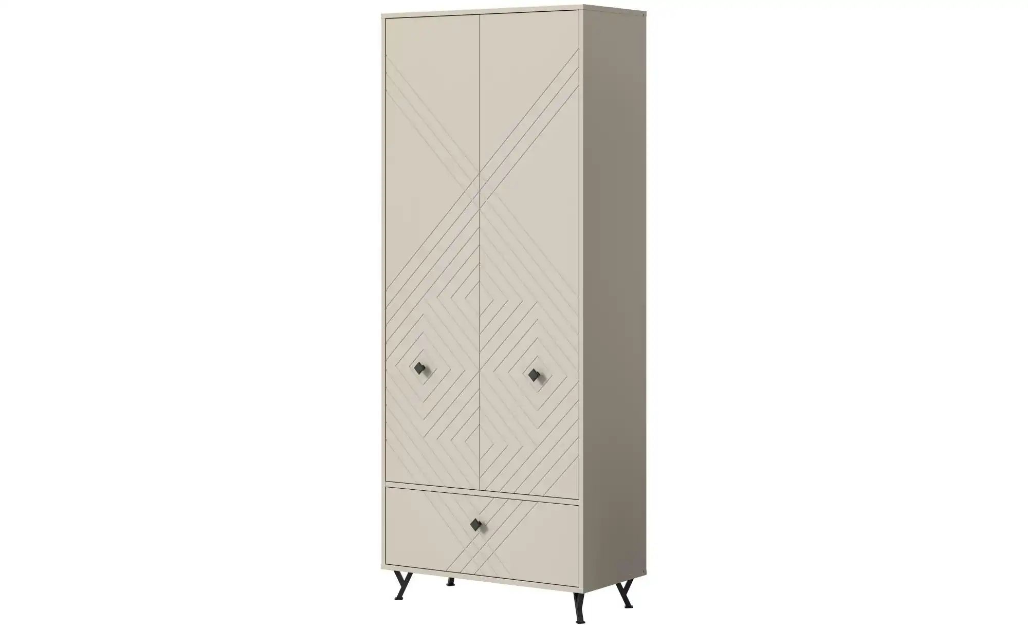 Garderobenschrank ¦ beige ¦ Maße (cm): B: 80 H: 190 Schränke > Dielenschrän günstig online kaufen