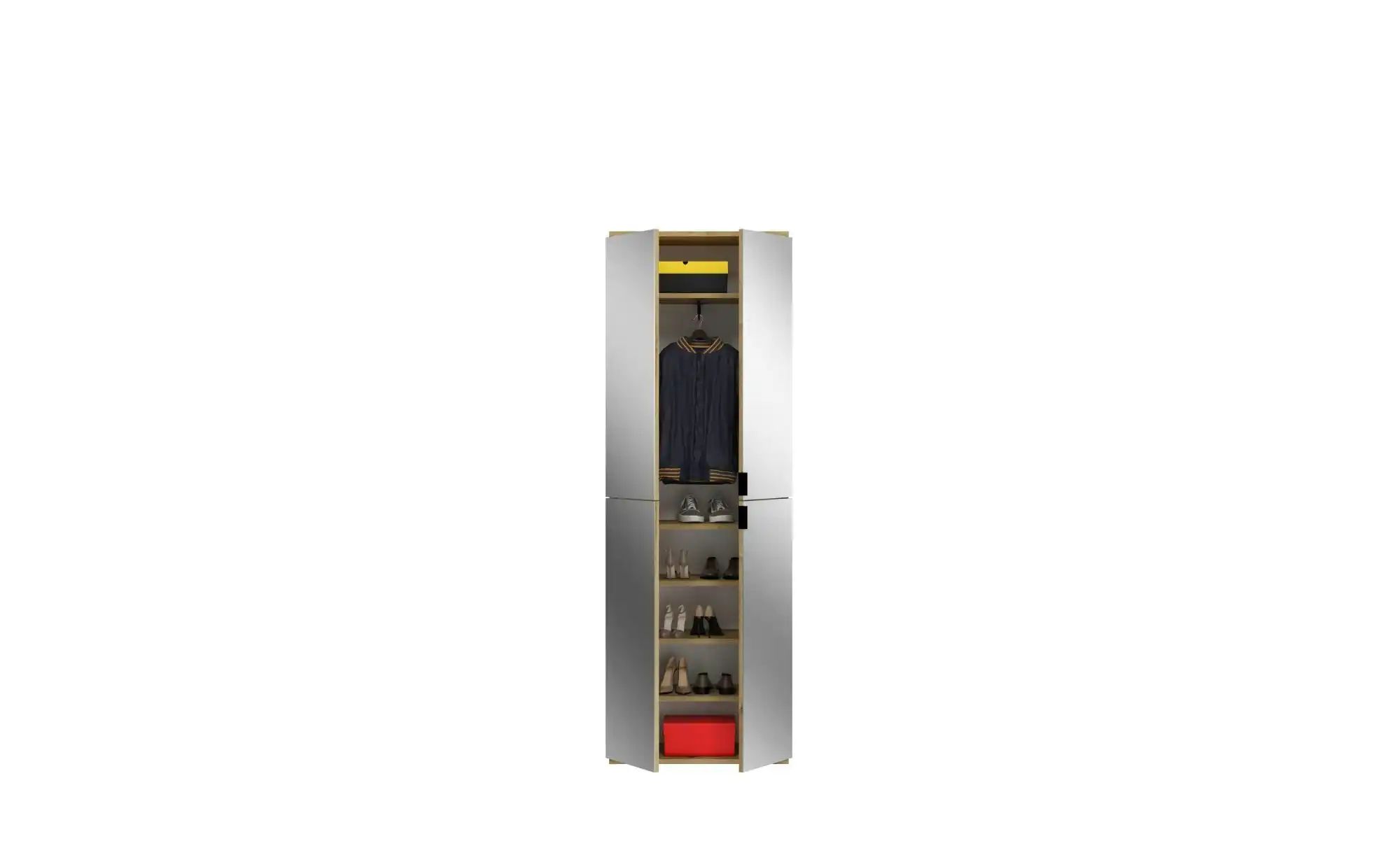 Garderoben-Set  Project X ¦ holzfarben ¦ Maße (cm): B: 183 H: 193 T: 34.0 G günstig online kaufen