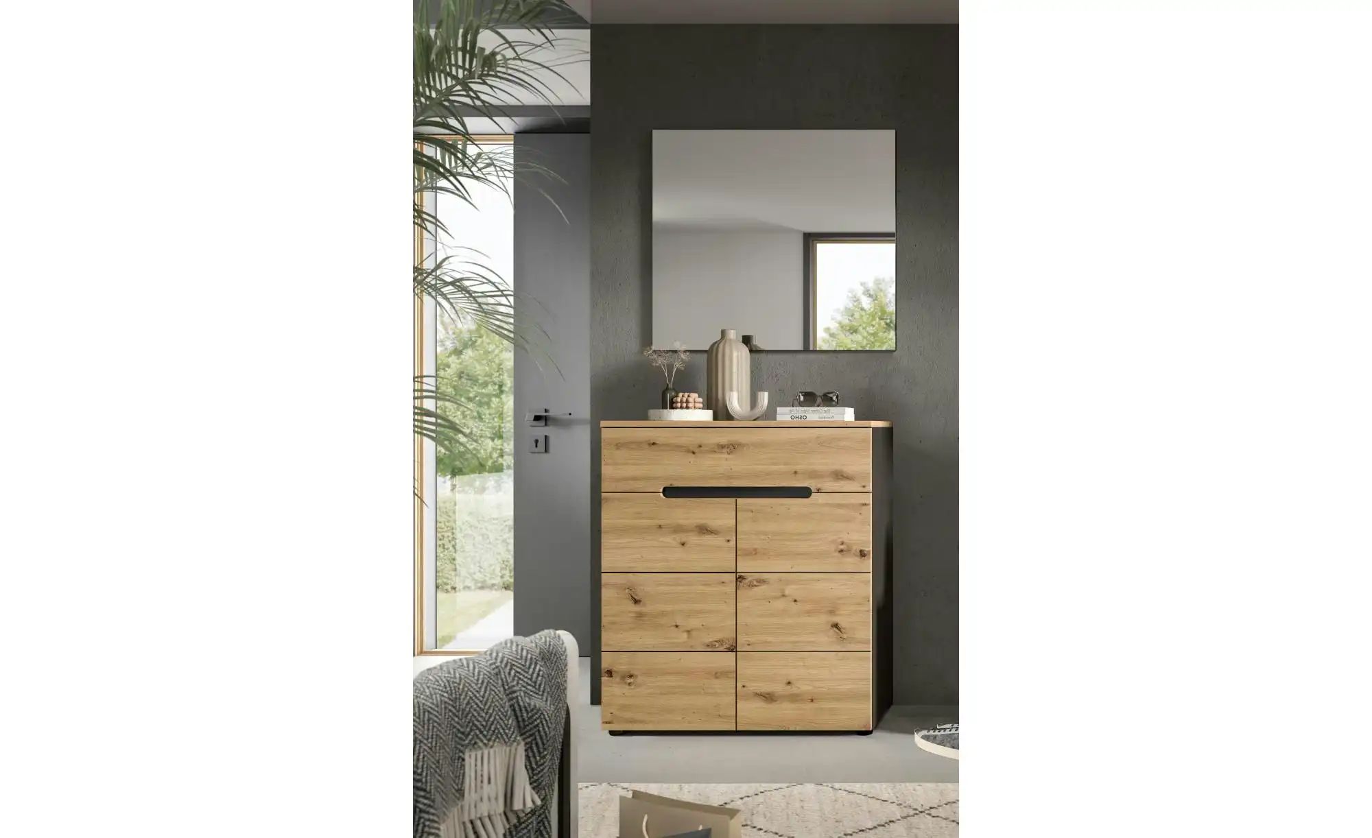 Thumbnail - Garderobenkombination  Canu ¦ holzfarben ¦ Maße (cm): B: 80 H: 190 T: 37.0 Garderoben & Kleiderstangen > Garderobensyste...