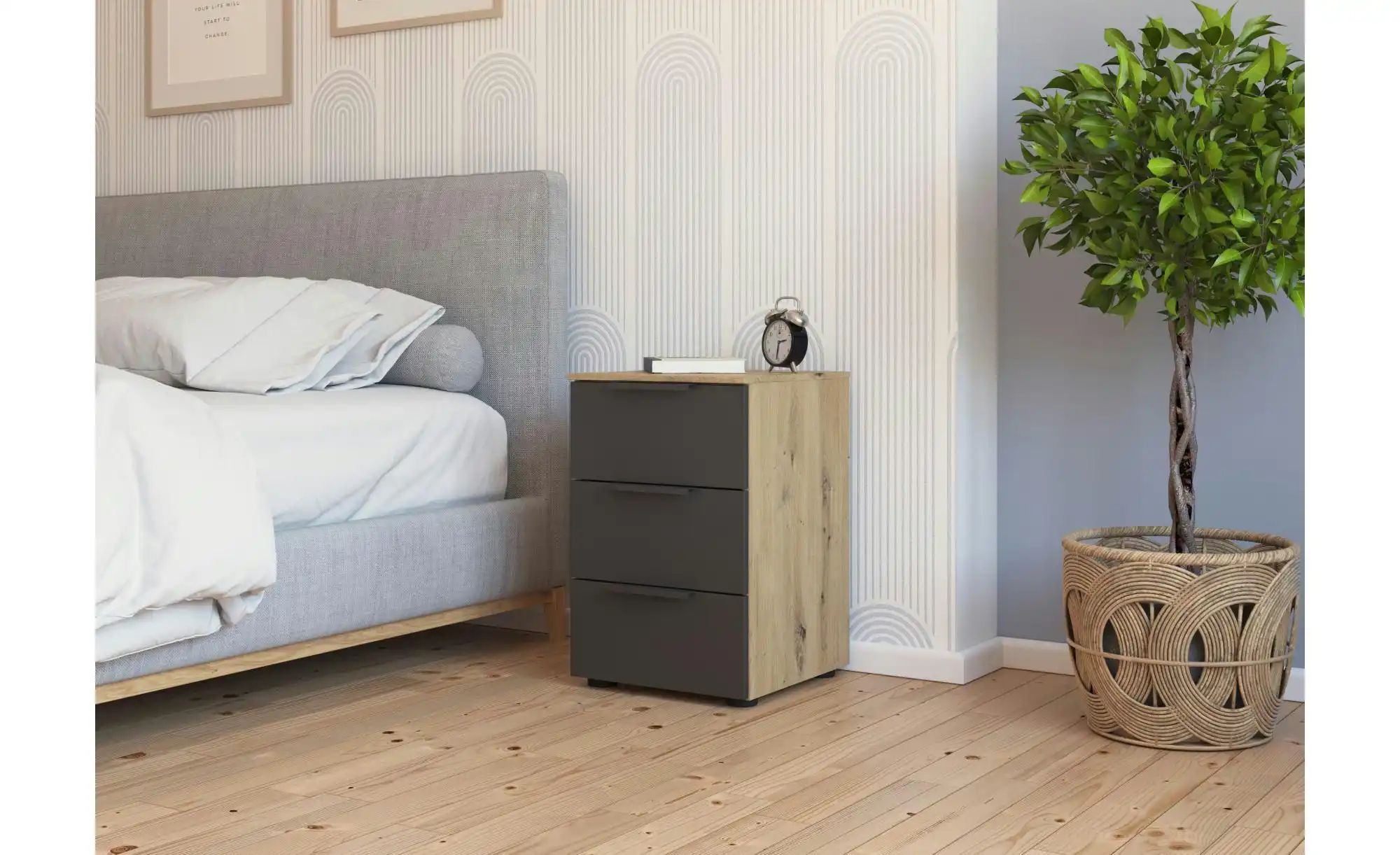 Nachttisch  Flipp ¦ holzfarben ¦ Maße (cm): B: 40 H: 61 Tische > Nachttisch günstig online kaufen