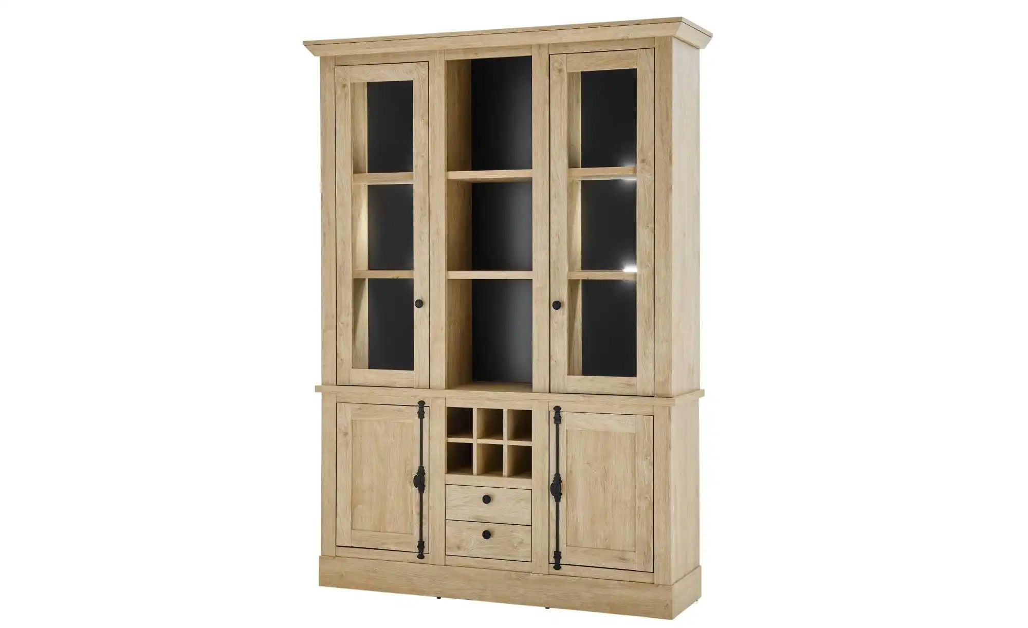 Vitrine  Fehmarny  holzfarben  Maße (cm): B: 147 H: 214 T: 45.0 | 04054574219371