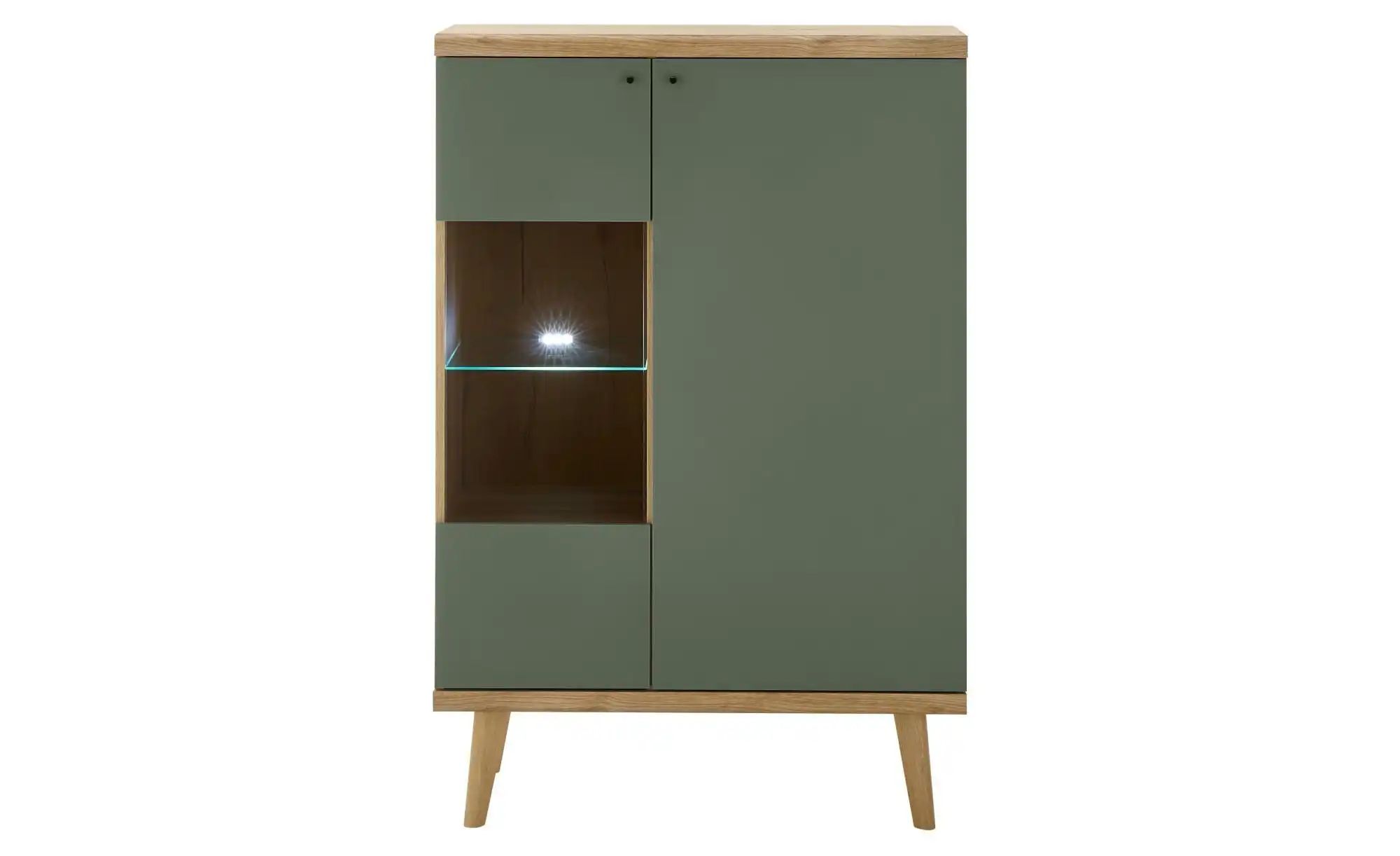 Thumbnail - Vitrine ¦ holzfarben ¦ Maße (cm): B: 90 H: 134 Schränke > Vitrinen - Höffner