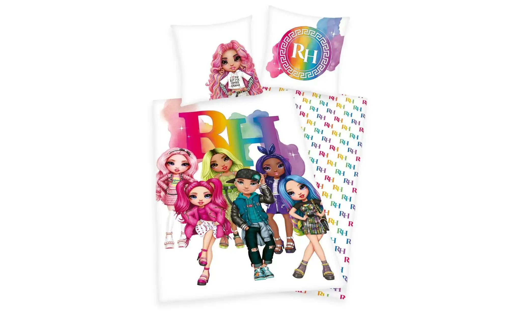 Bettwäsche-Set Rainbow High ¦ mehrfarbig ¦ Maße (cm): B: 135 H: 1 Bettwaren günstig online kaufen