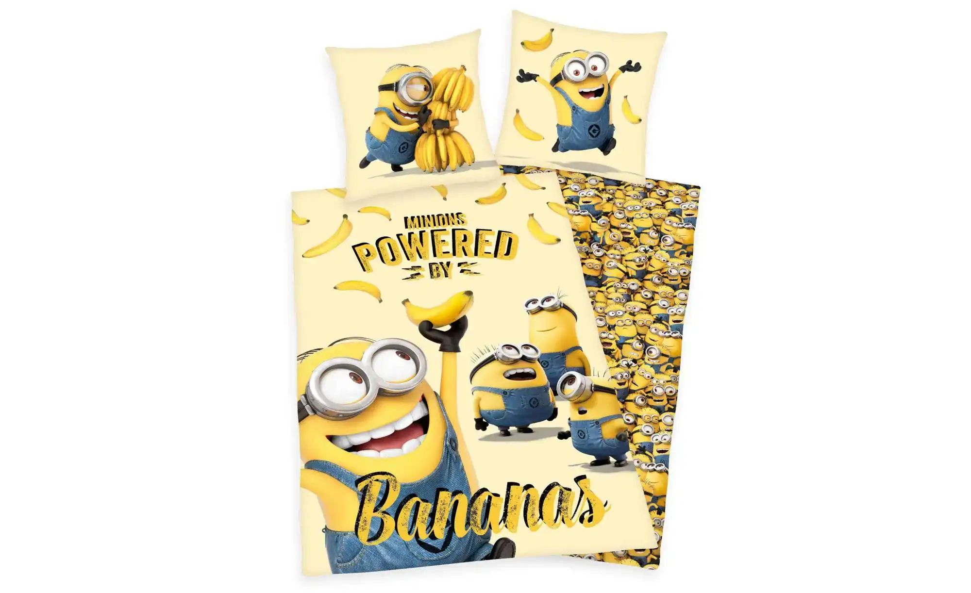 Bettwäsche-Set Minions ¦ mehrfarbig ¦ Maße (cm): B: 135 H: 1 Bettwaren > Be günstig online kaufen