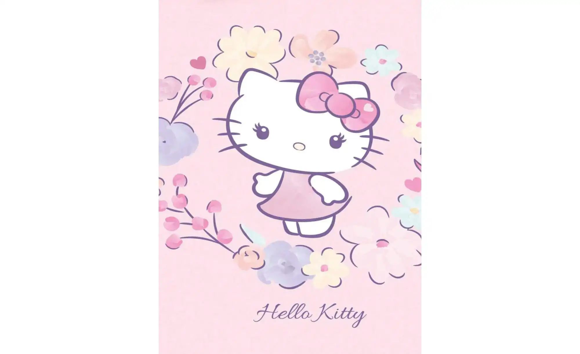 Bettwäsche-Set Hello Kitty   ¦ mehrfarbig ¦ Maße (cm): B: 135 H: 1 Bettware günstig online kaufen