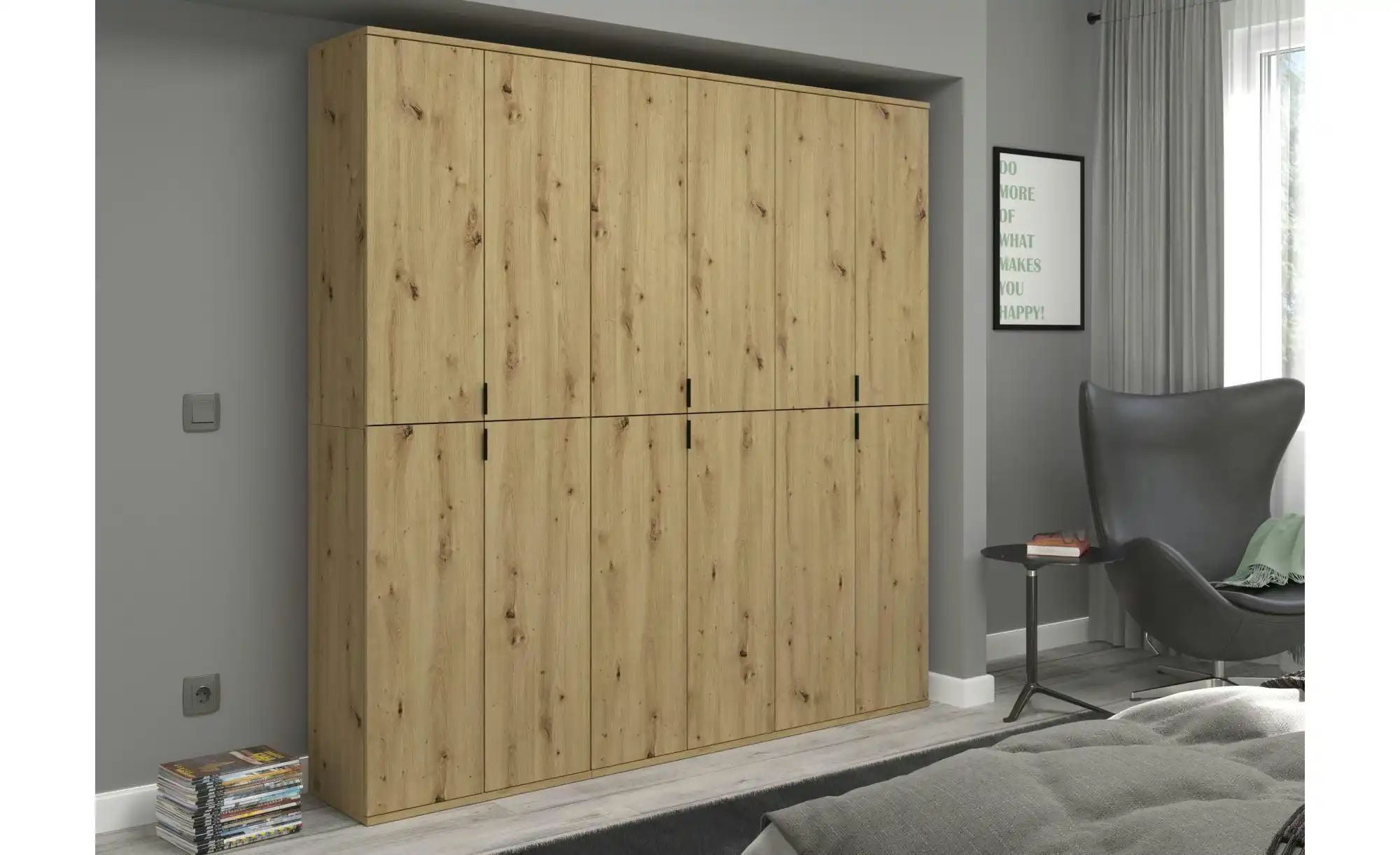 Thumbnail - Mehrzweckschrank-Set Projekt X ¦ holzfarben ¦ Maße (cm): B: 183 H: 193 T: 34.0 Schränke > Dielenschränke - Höffner