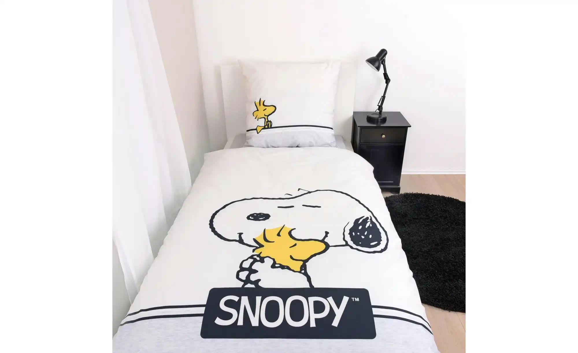 Bettwäsche-Set Snoopy   ¦ mehrfarbig ¦ Maße (cm): B: 135 H: 1 Bettwaren > B günstig online kaufen