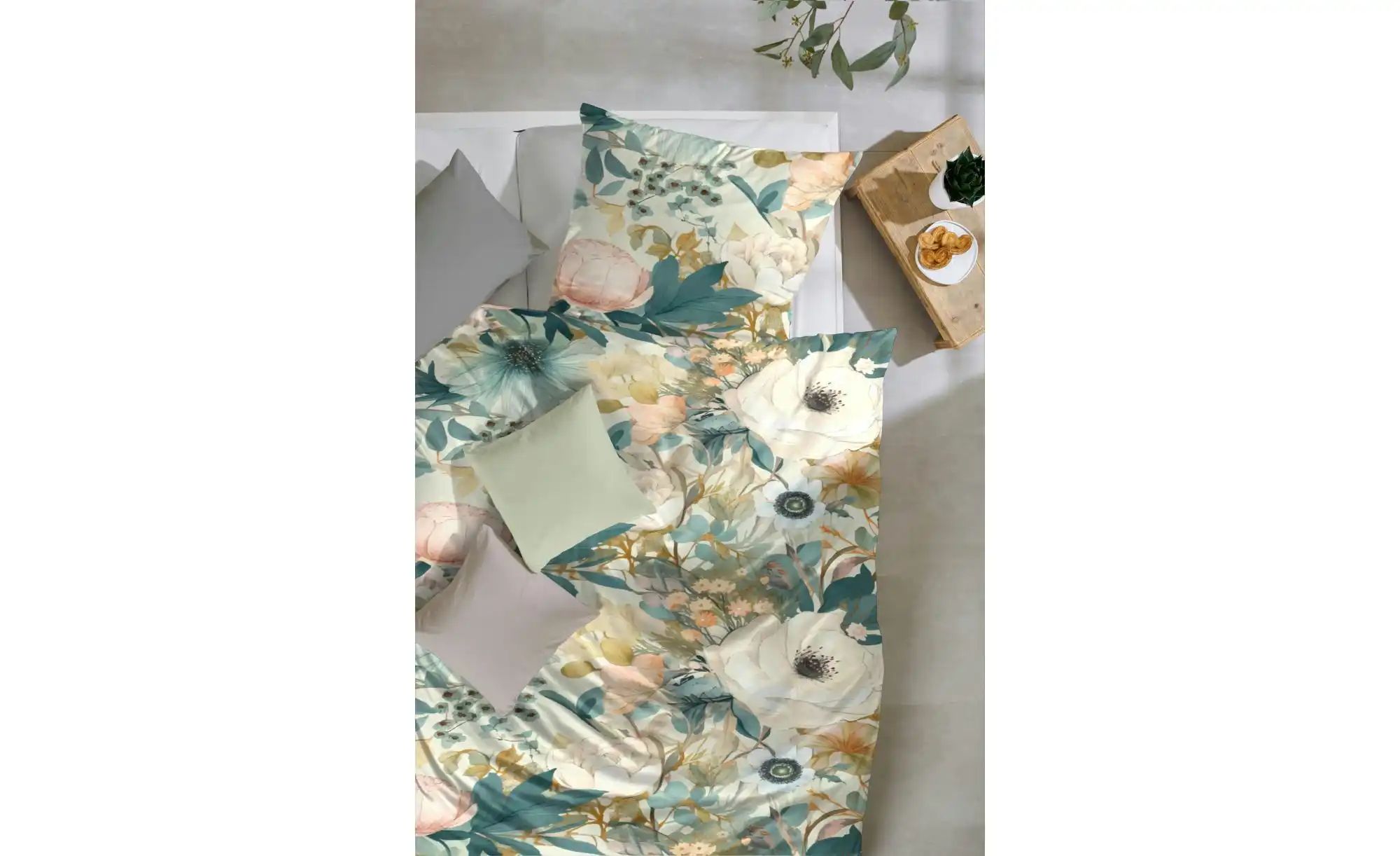 Mako-Satin Bettwäsche-Set   ¦ mehrfarbig ¦ Maße (cm): B: 135 H: 1 Bettwaren günstig online kaufen