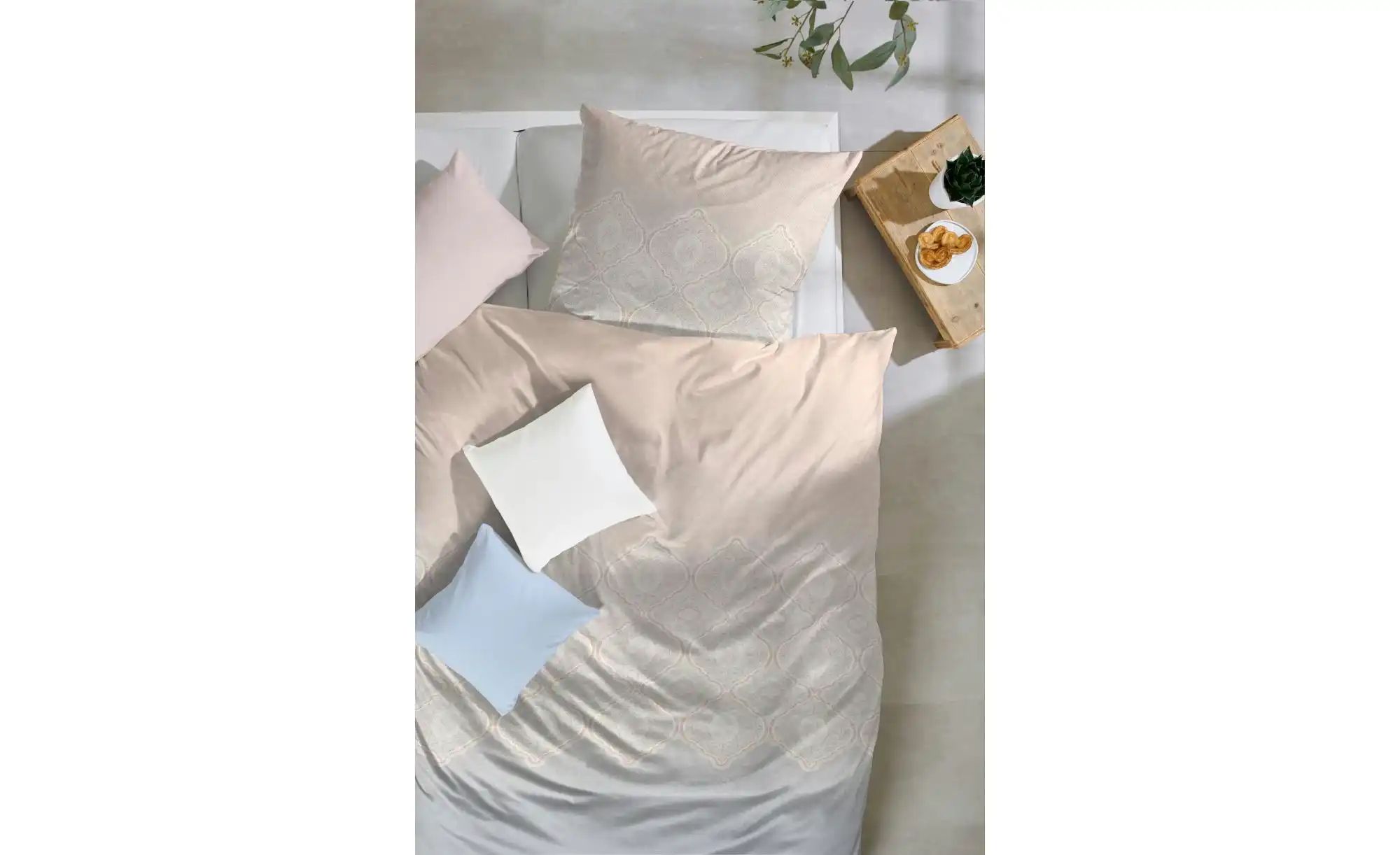Mako-Satin Bettwäsche-Set   ¦ lila/violett ¦ Maße (cm): B: 155 H: 1 Bettwar günstig online kaufen