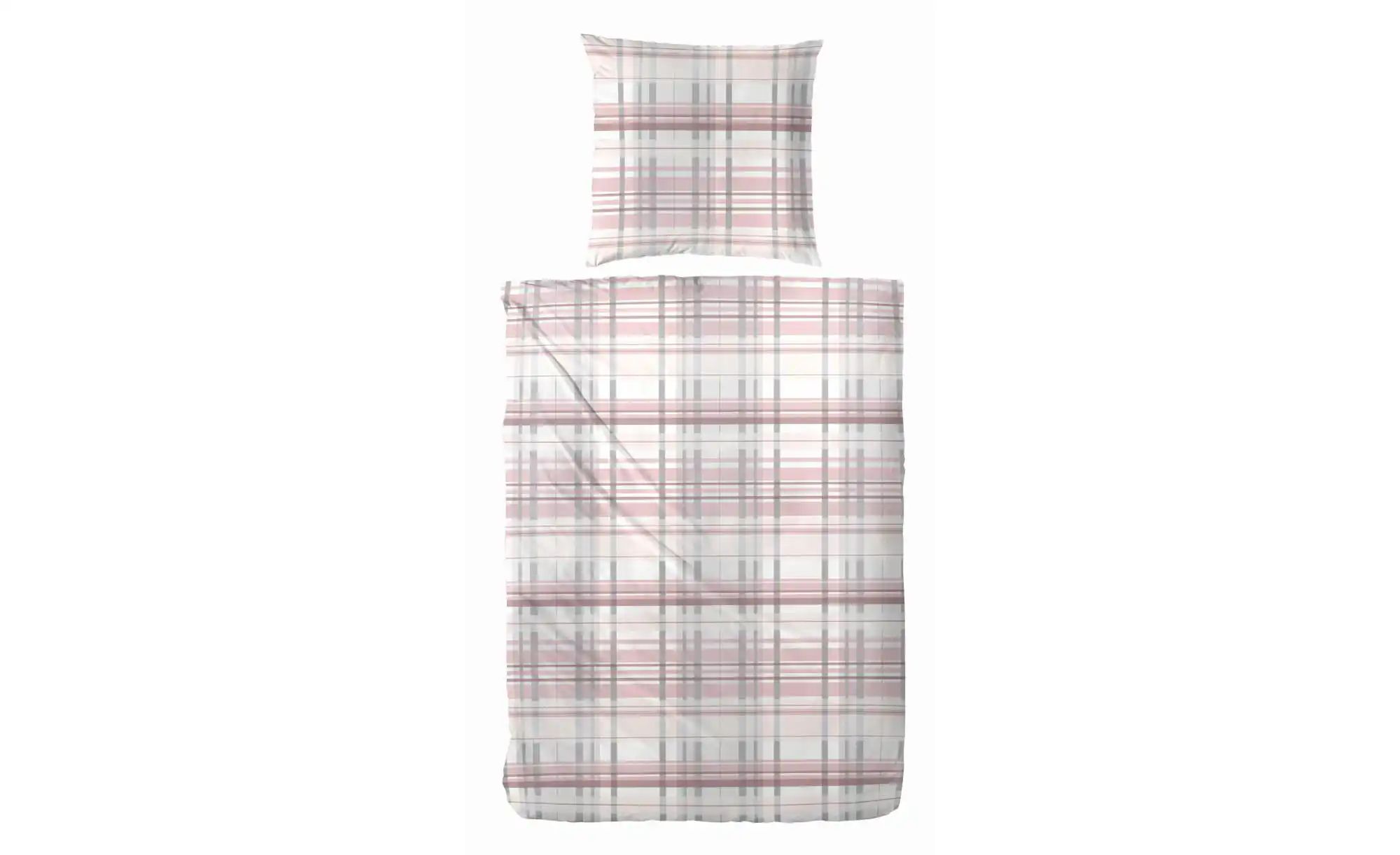 Flanell Bettwäsche-Set   ¦ rot ¦ Maße (cm): B: 135 H: 1 Bettwaren > Bettwäs günstig online kaufen