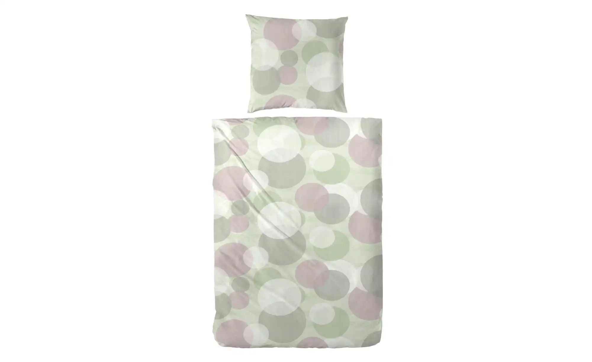 Biber Bettwäsche-Set   ¦ grün ¦ Maße (cm): B: 135 H: 1 Bettwaren > Bettwäsc günstig online kaufen