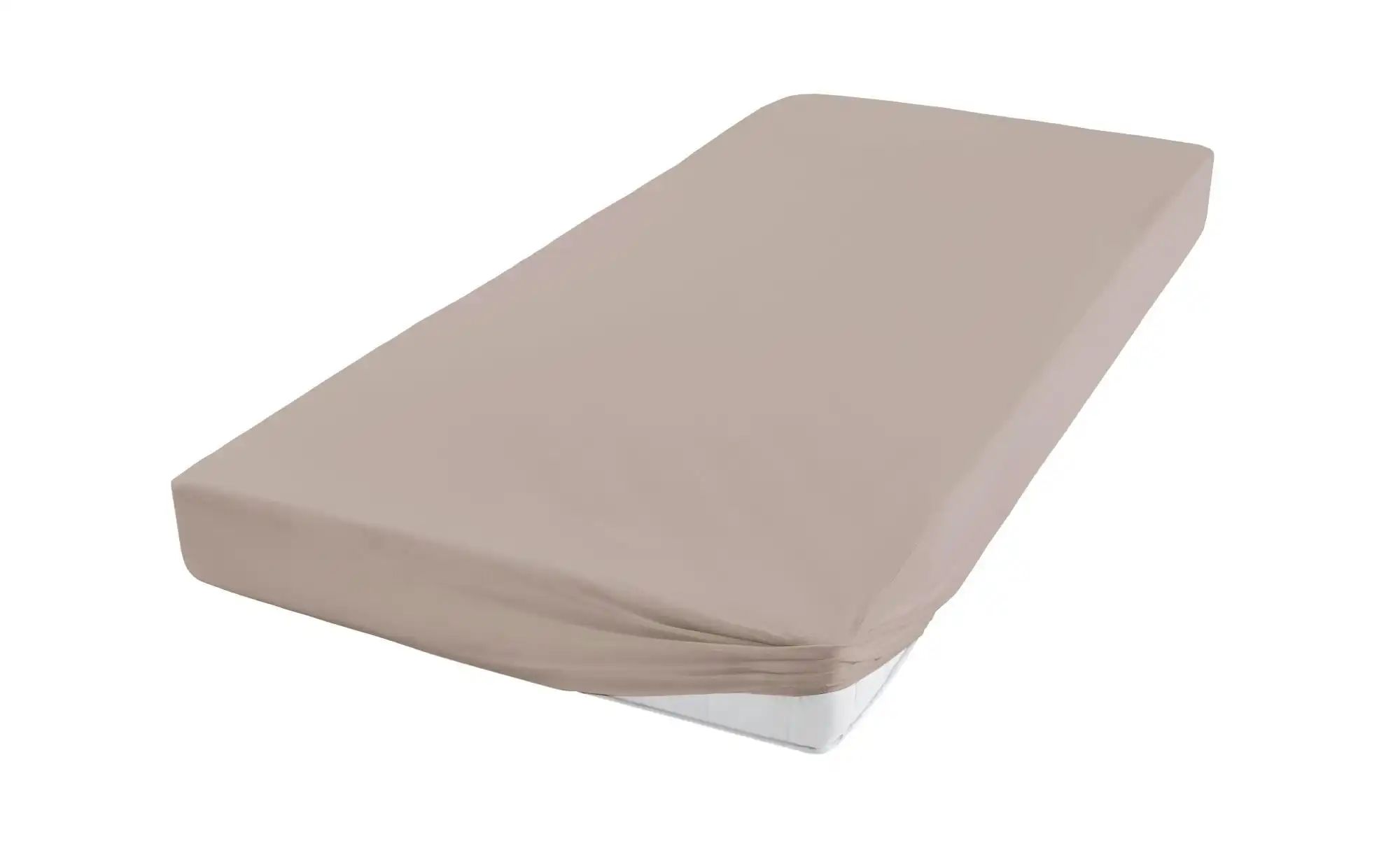 Spannbetttuch   ¦ beige ¦ Maße (cm): B: 120 H: 25 Bettwaren > Bettlaken - H günstig online kaufen