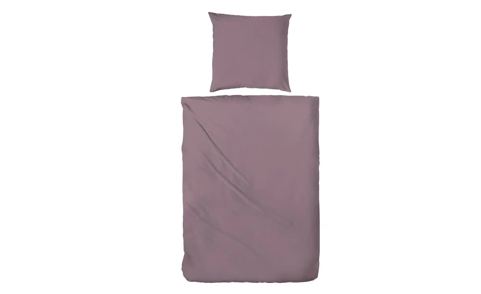 Flanell Bettwäsche-Set   ¦ lila/violett ¦ Maße (cm): B: 155 H: 1 Bettwaren günstig online kaufen