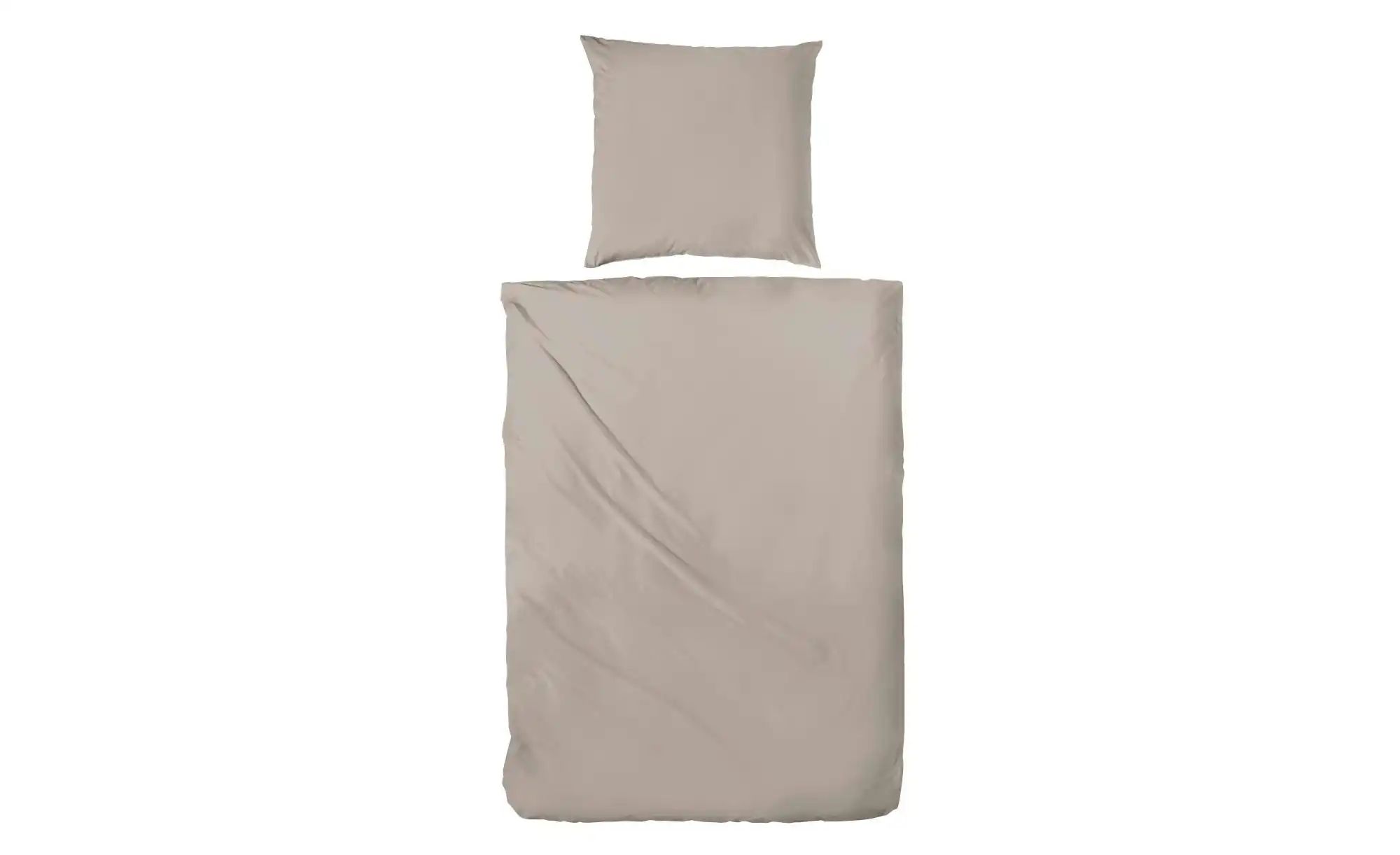 Flanell Bettwäsche-Set   ¦ beige ¦ Maße (cm): B: 135 H: 1 Bettwaren > Bettw günstig online kaufen