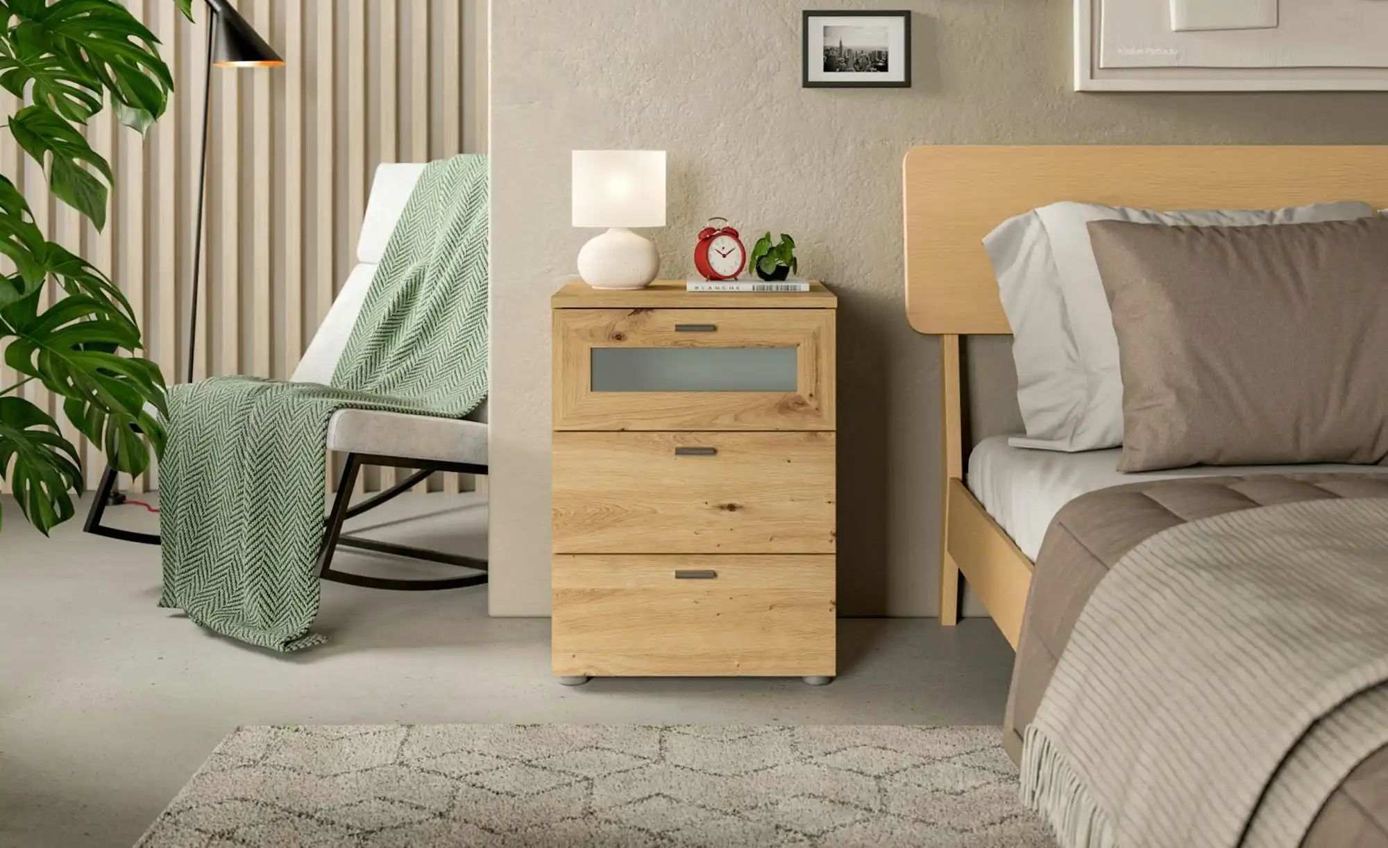 Nachtkommode  Xeno ¦ holzfarben ¦ Maße (cm): B: 45 H: 60 T: 40.0 Tische > N günstig online kaufen