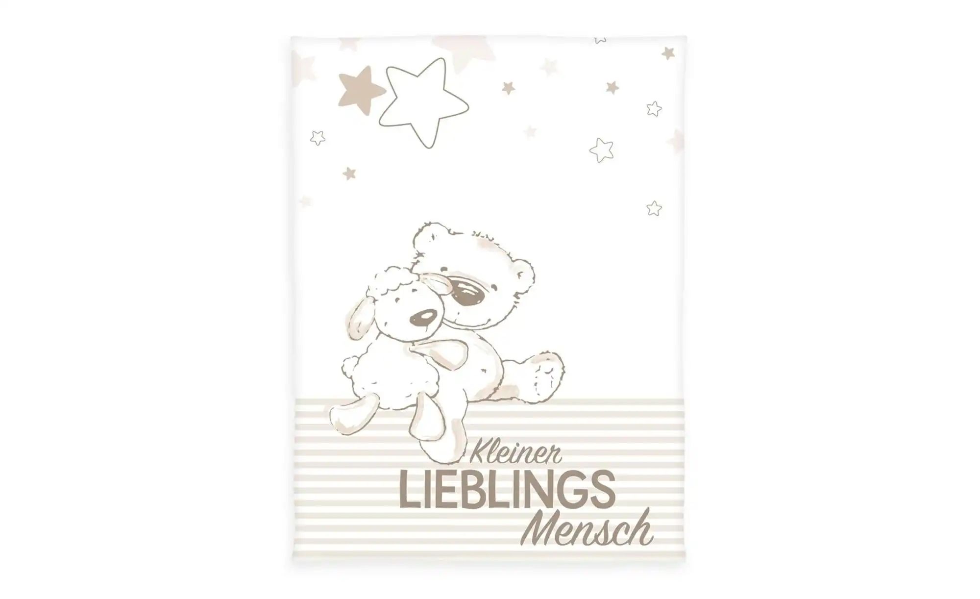 Herding Kuscheldecke  Kleiner Lieblingsmensch ¦ mehrfarbig ¦ Synthetik ¦ Ma günstig online kaufen