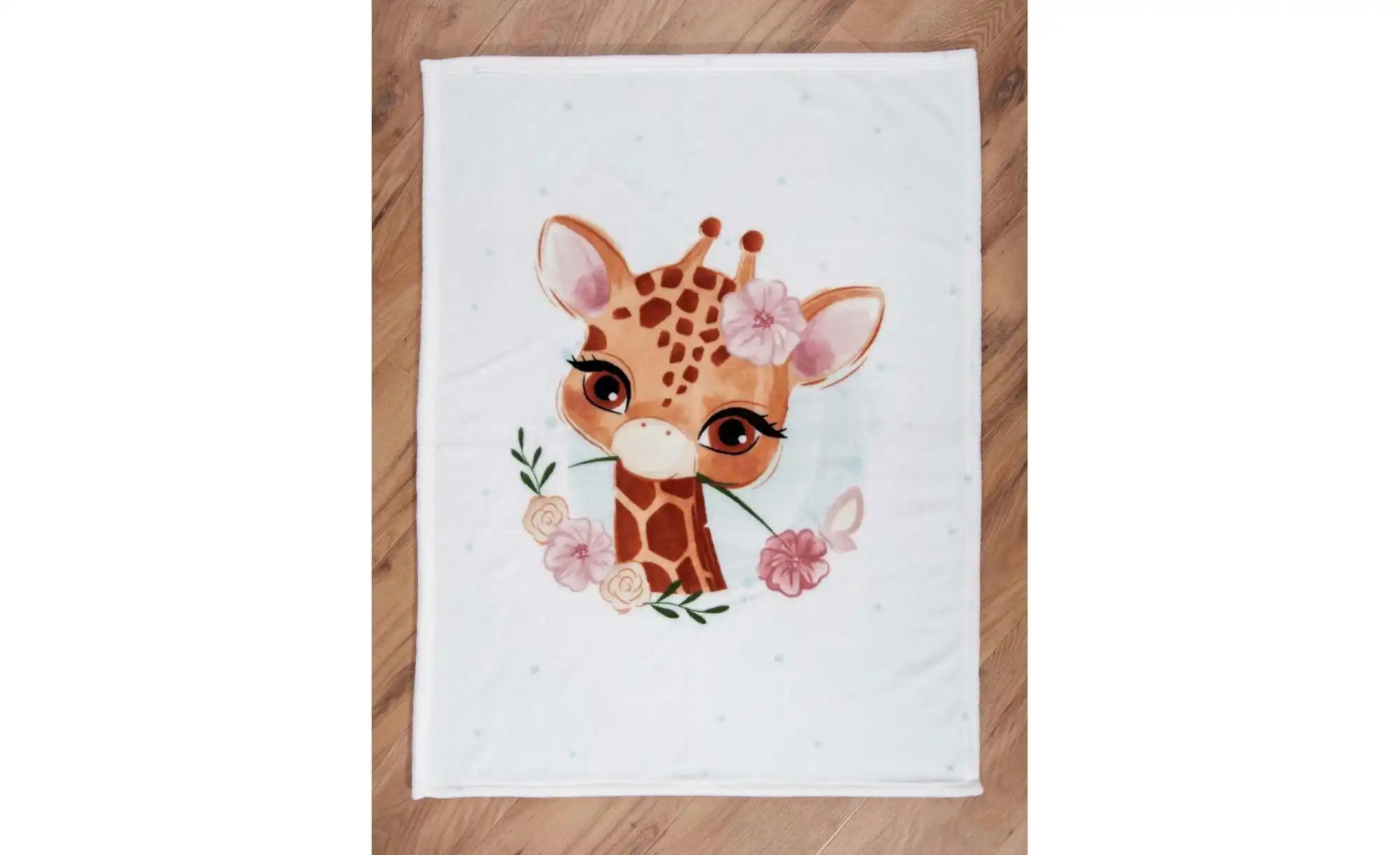 Herding Kuscheldecke  Giraffe ¦ mehrfarbig ¦ Synthetik ¦ Maße (cm): B: 75 H günstig online kaufen