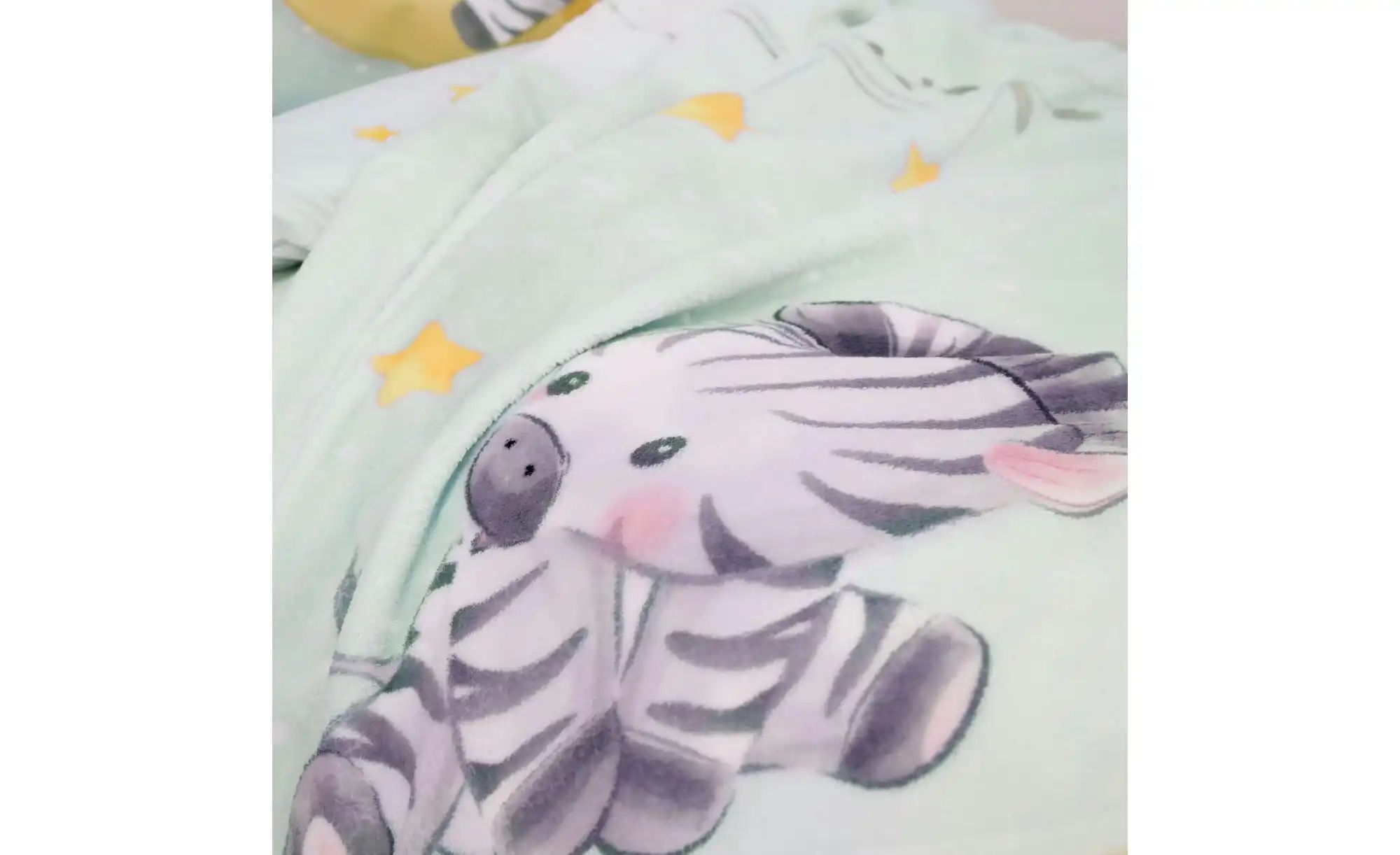 Herding Kuscheldecke  Zebra ¦ mehrfarbig ¦ Synthetik ¦ Maße (cm): B: 75 H: günstig online kaufen