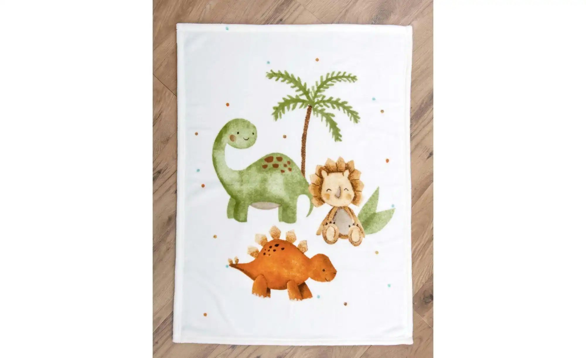 Herding Kuscheldecke  Dinos ¦ mehrfarbig ¦ Synthetik ¦ Maße (cm): B: 75 H: günstig online kaufen