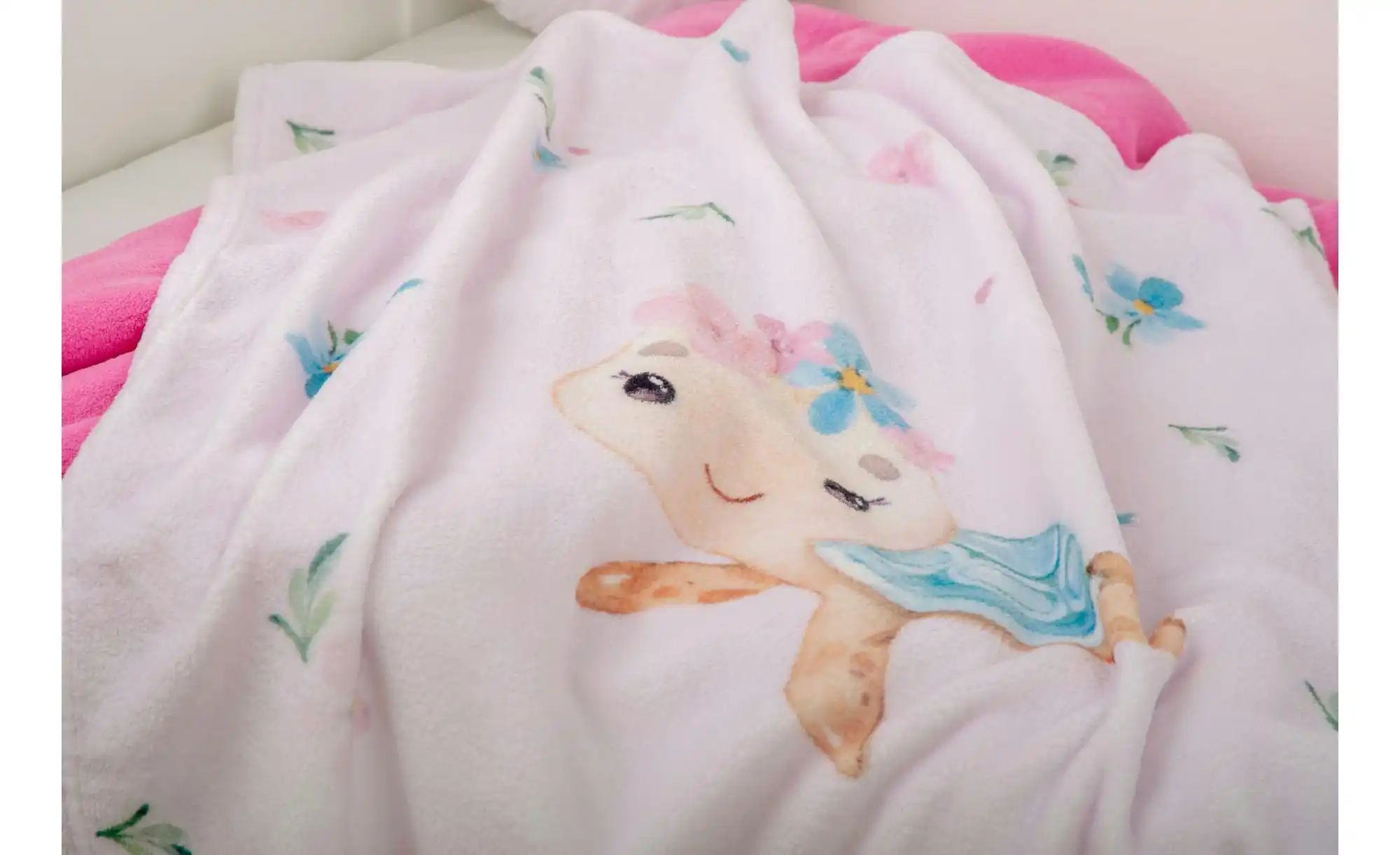 Thumbnail - Herding Kuscheldecke Little turtle ¦ mehrfarbig ¦ Synthetik ¦ Maße (cm): B: 75 H: 1 Baby > Baby Textilien > Babydecken ...