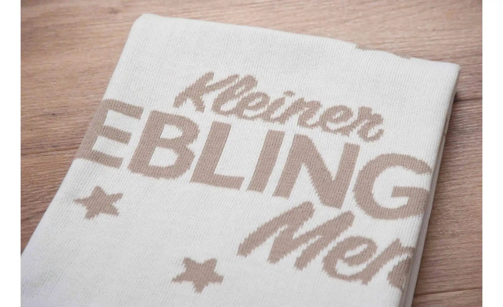 Herding Strickdecke  Kleiner Lieblingsmensch ¦ mehrfarbig ¦ 100% Baumwolle günstig online kaufen