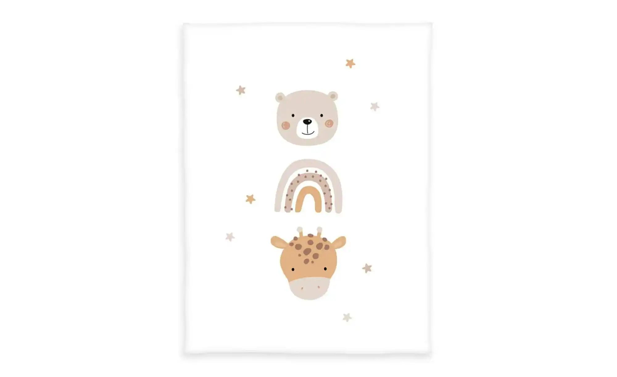 Herding Kuscheldecke  Little Friends ¦ mehrfarbig ¦ Synthetik ¦ Maße (cm): günstig online kaufen